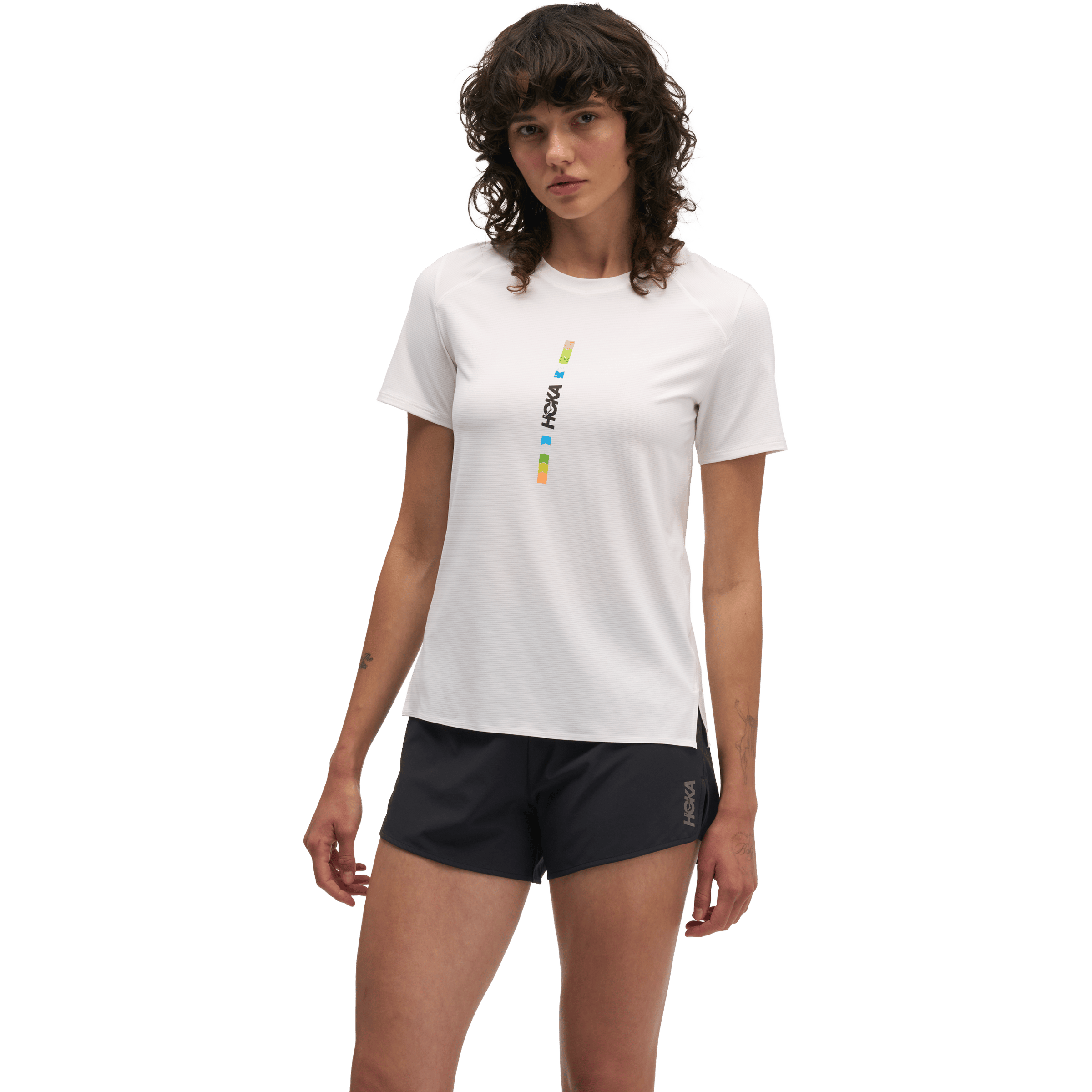 Womens Hoka EveryRun Joy Print Tee