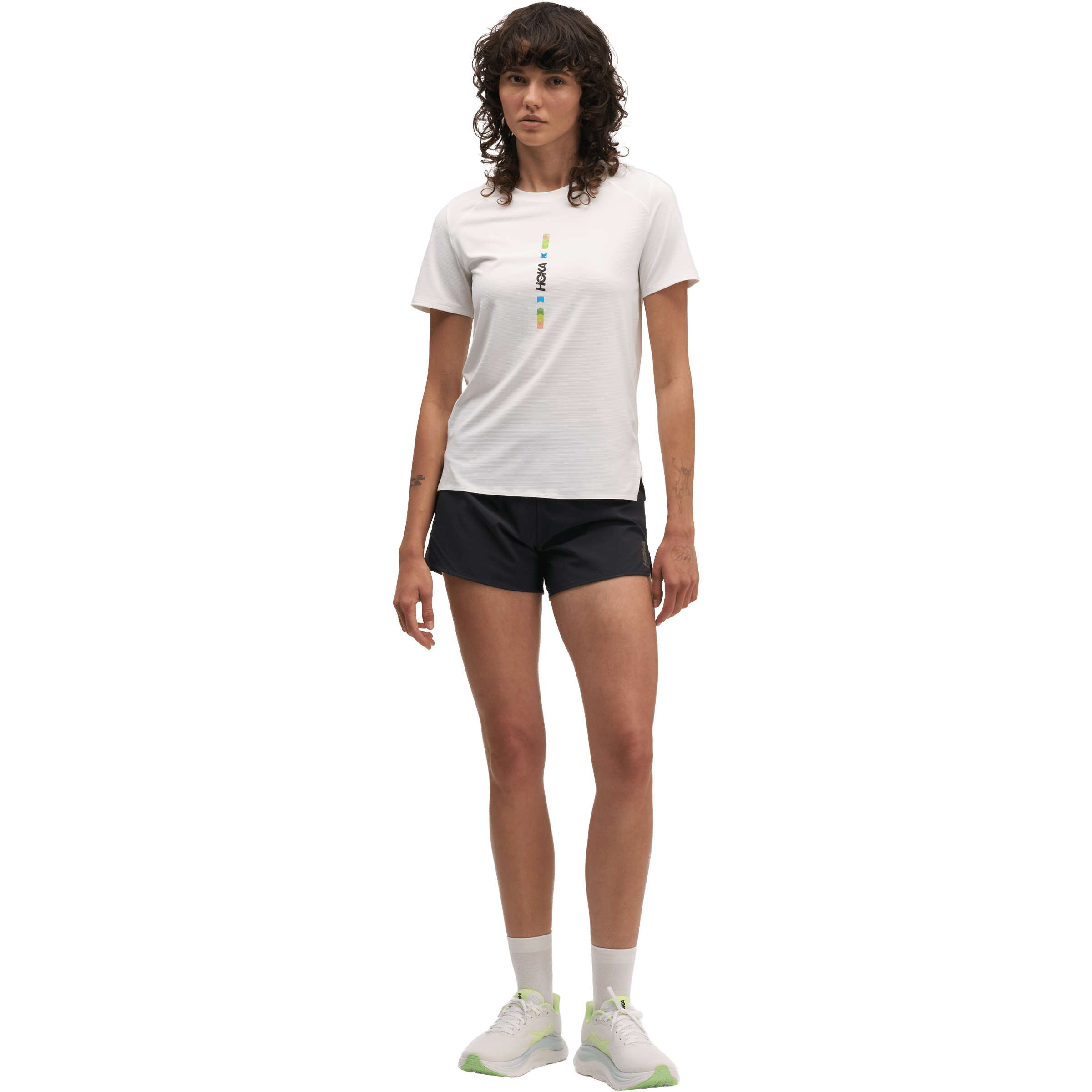 Womens Hoka EveryRun Joy Print Tee