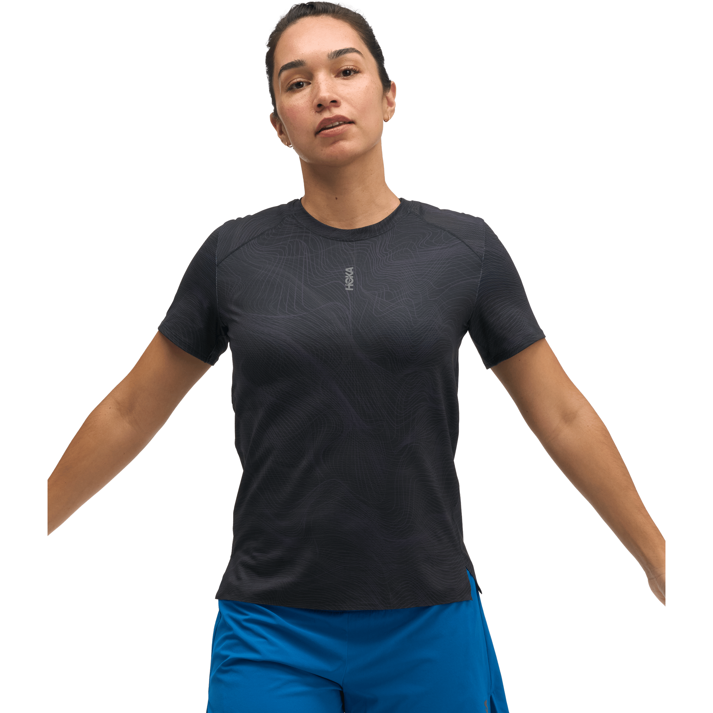 Womens Hoka EveryRun Short Sleeve Tee