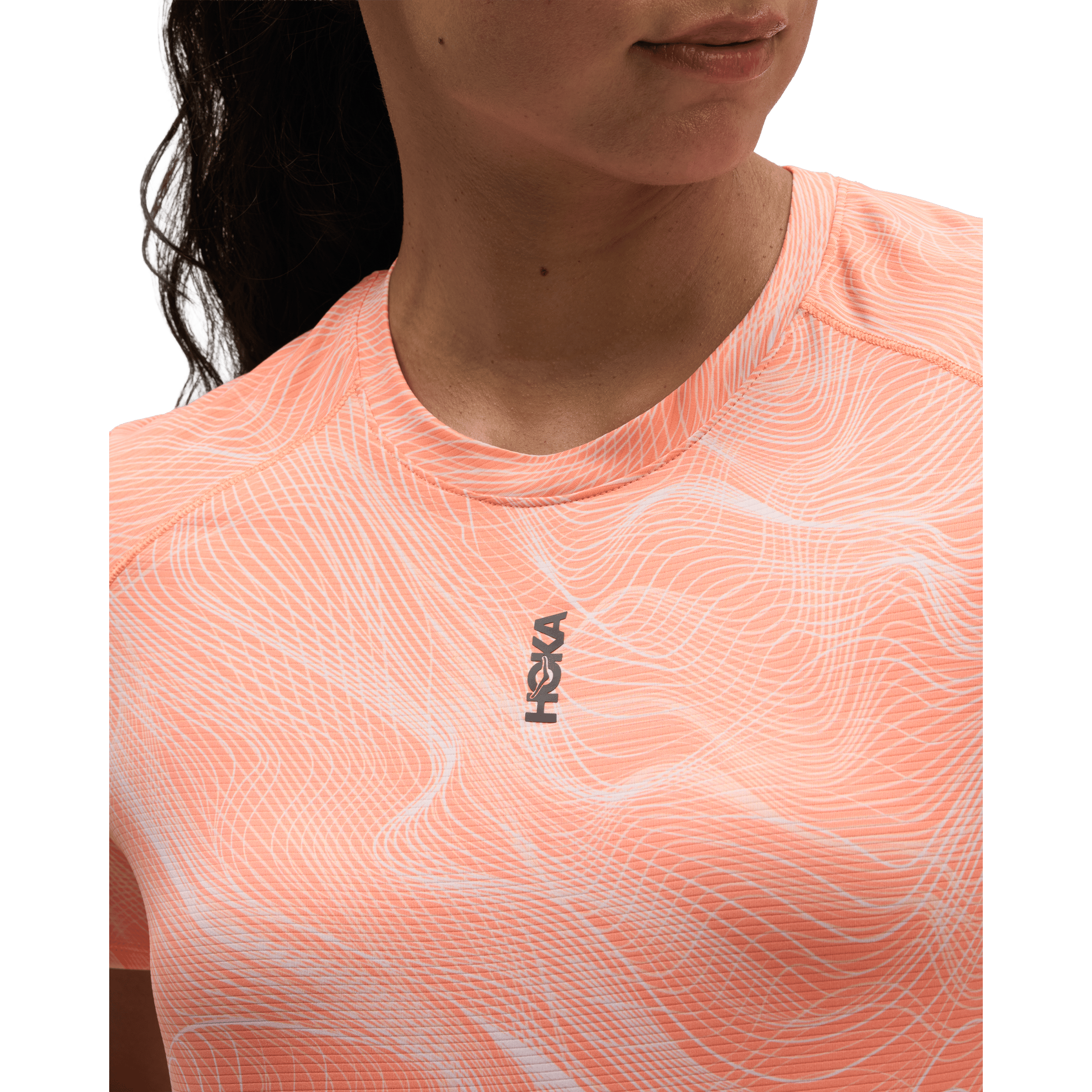 Womens Hoka EveryRun Short Sleeve Tee