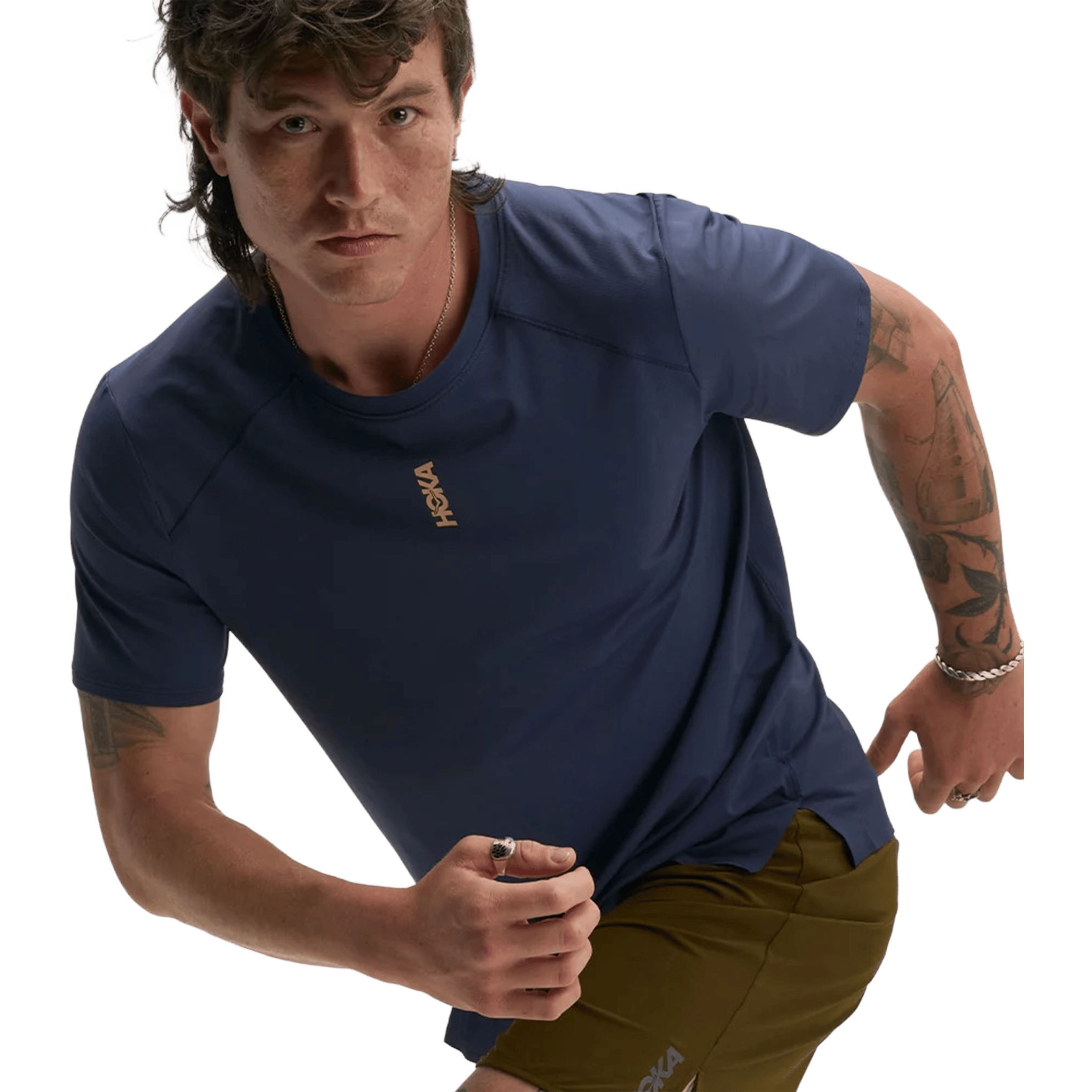 Mens HOKA EveryRun Tee