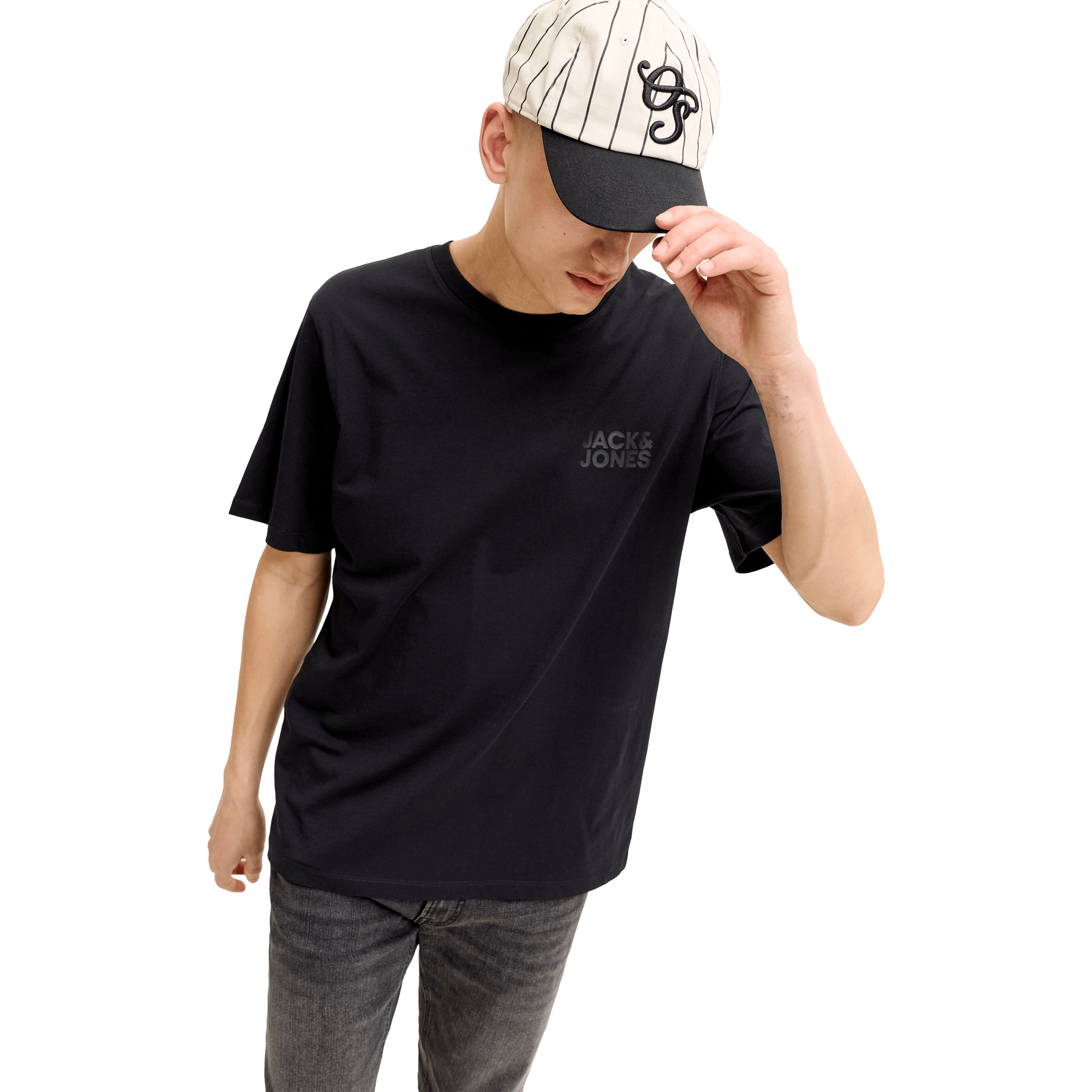 Mens Jack & Jones Logo Tee