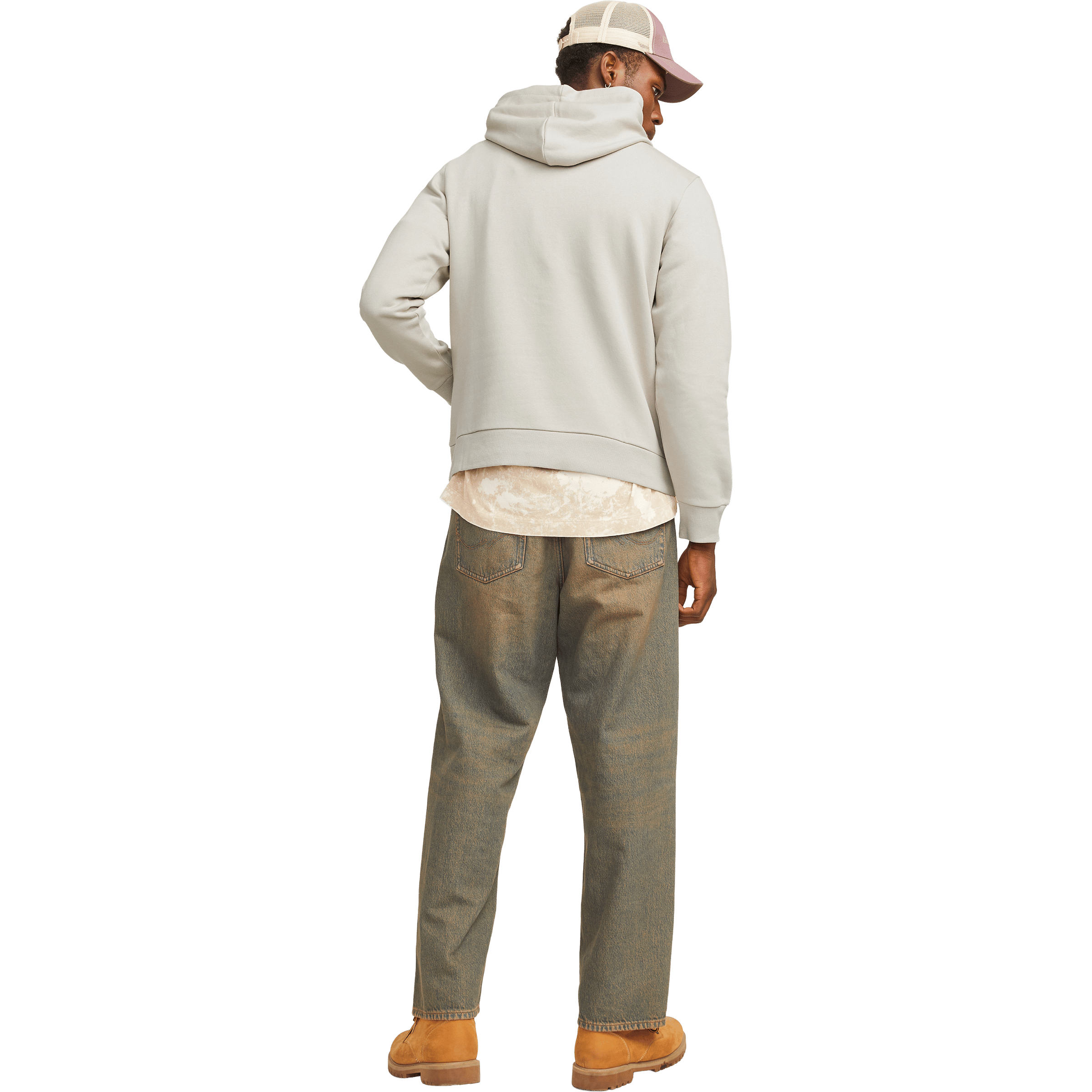 Mens Jack & Jones Logo Hoodie