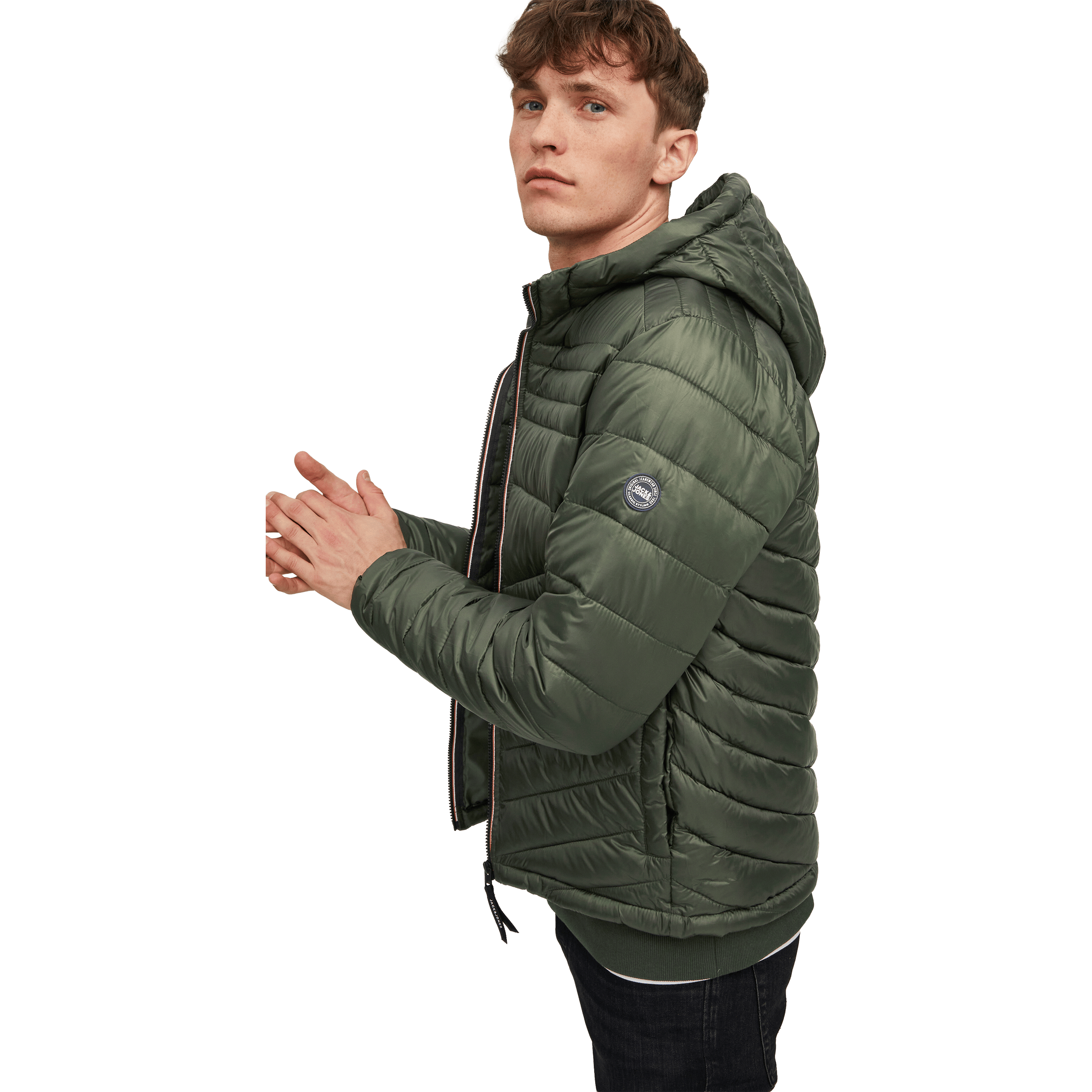 Mens Jack & Jones Puffer Jacket