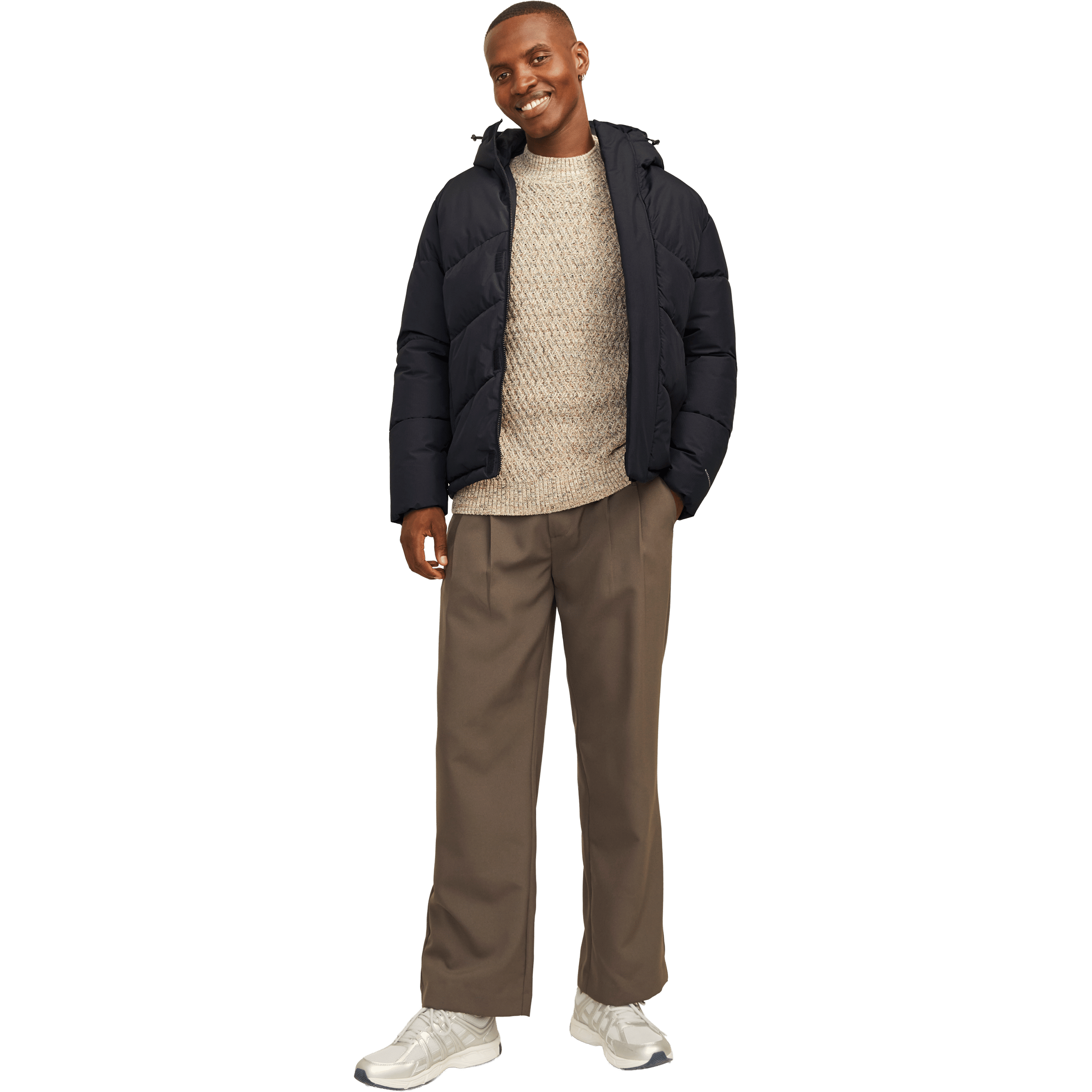 Mens Jack & Jones Puffer Jacket