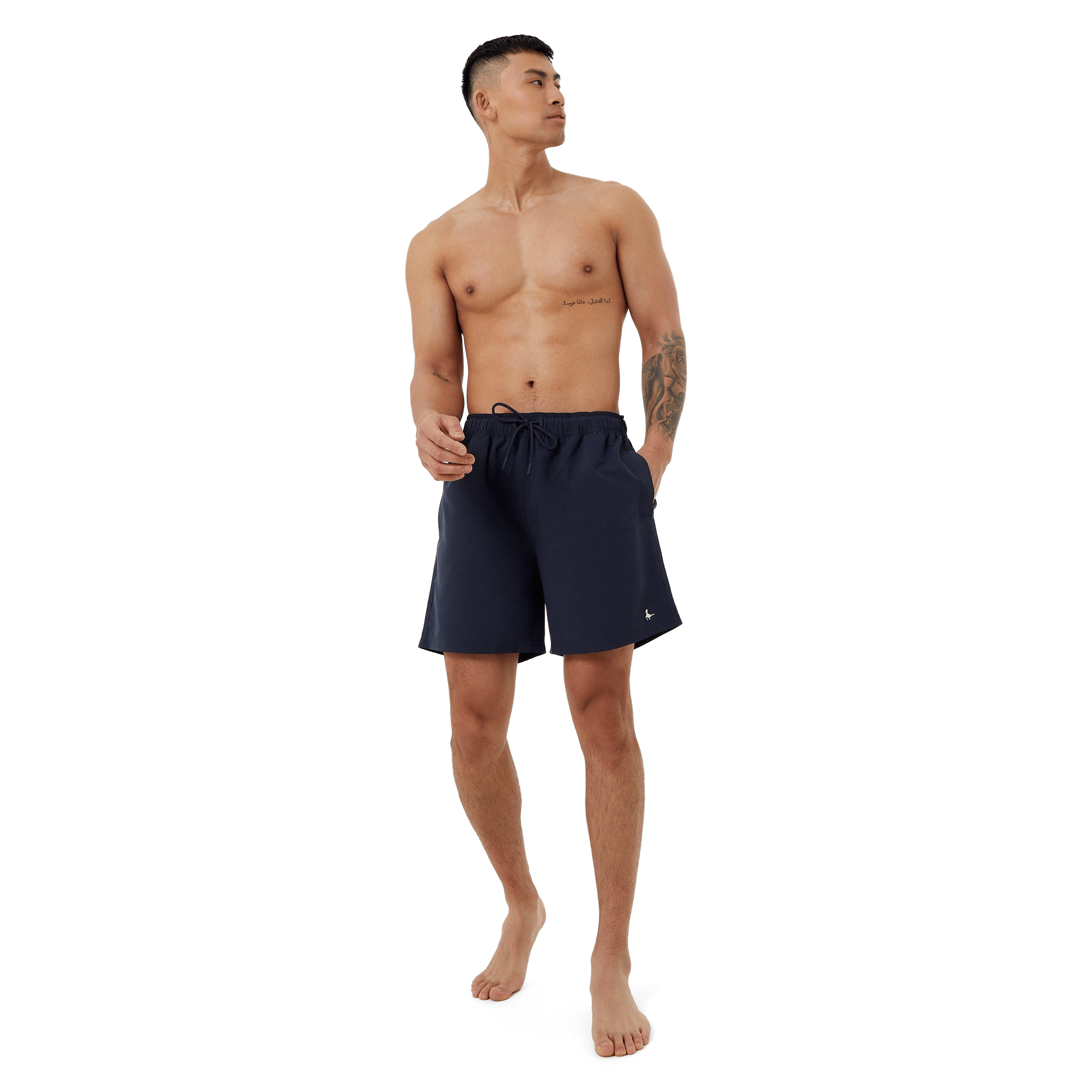 Mens Jack Wills Ridley Mid-Length Swim Shorts