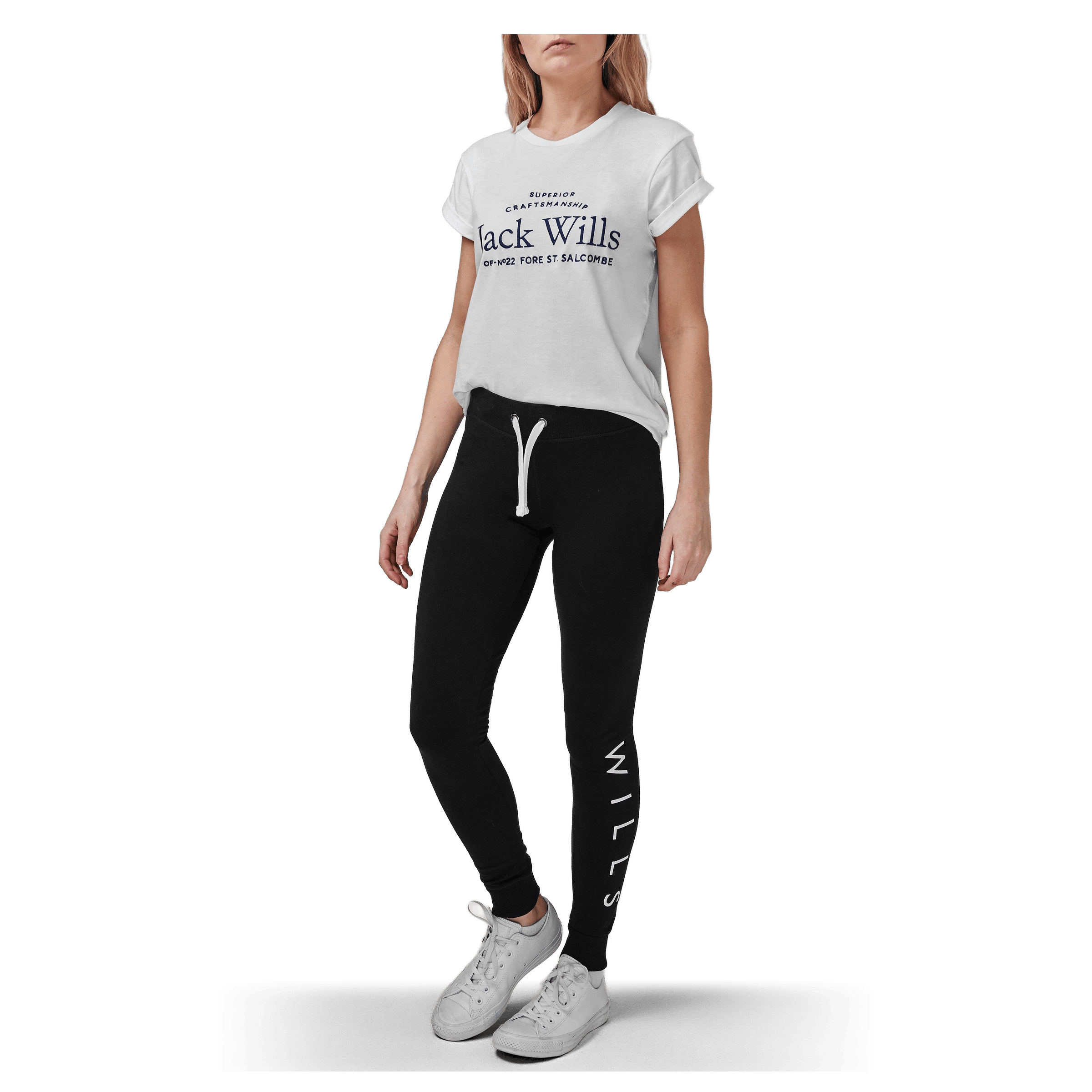 Womens Jack Wills Lingham Wills Logo Pants
