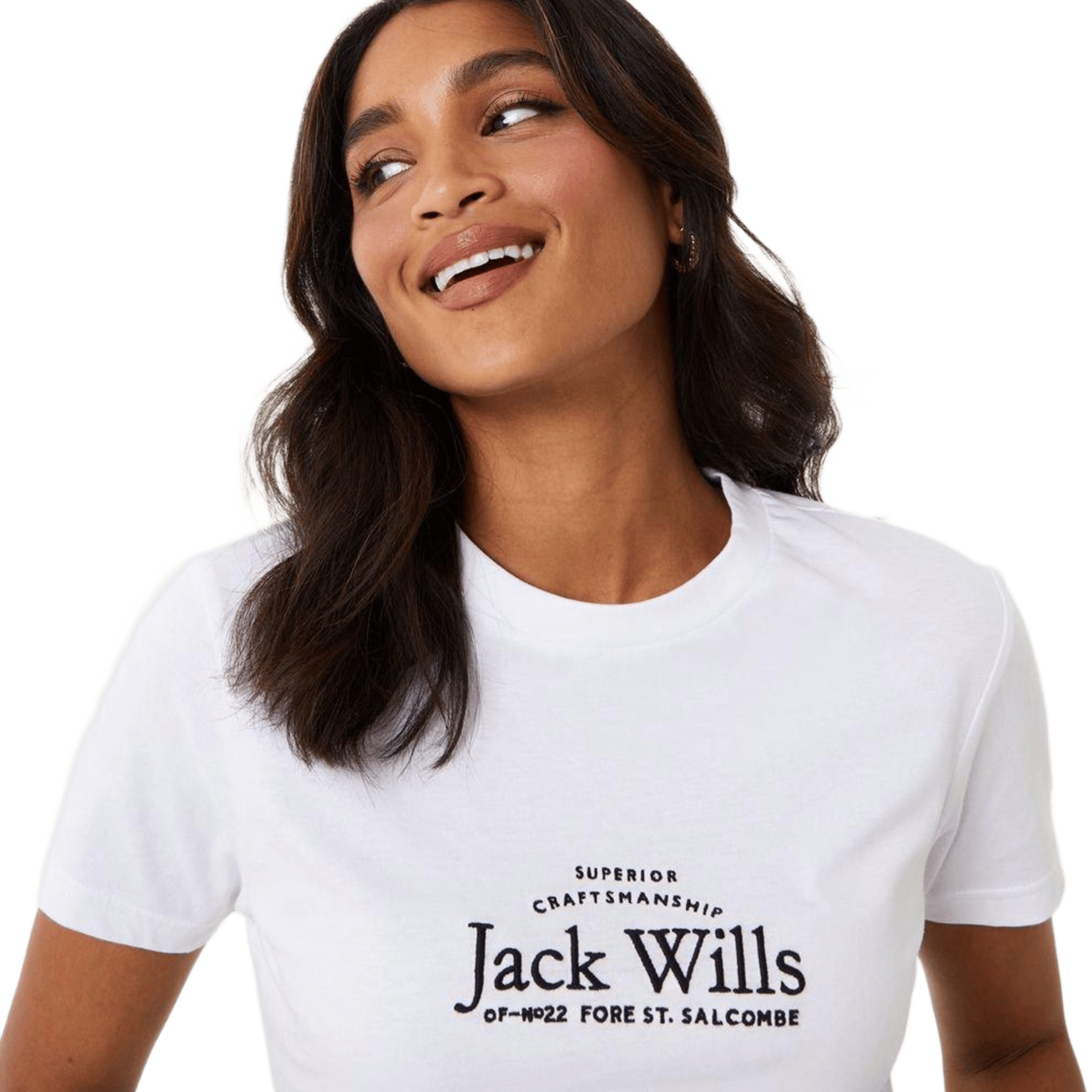 Womens Jack Wills Eccleston Crop Tee