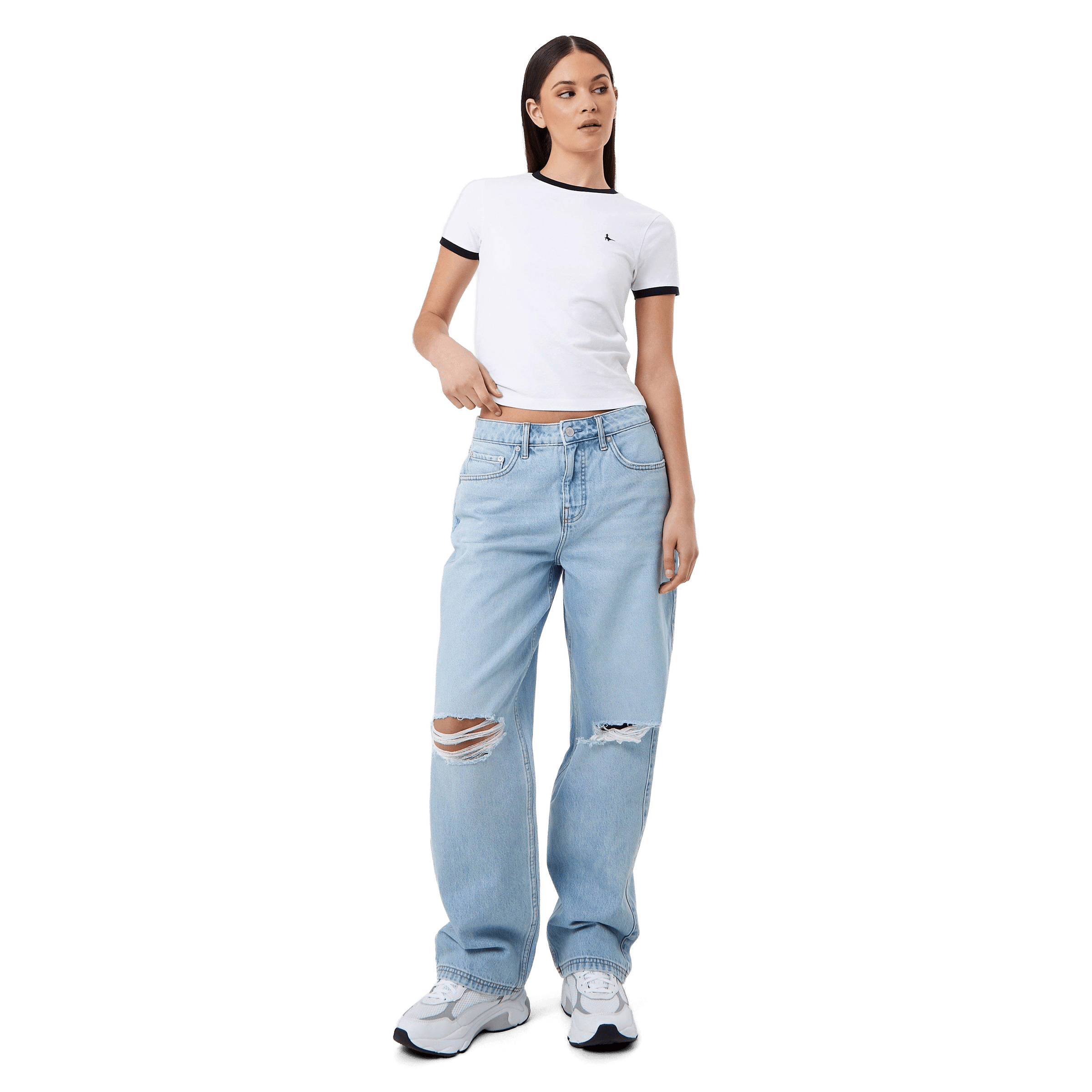 Womens Jack Wills Trinkey Ringer Tee
