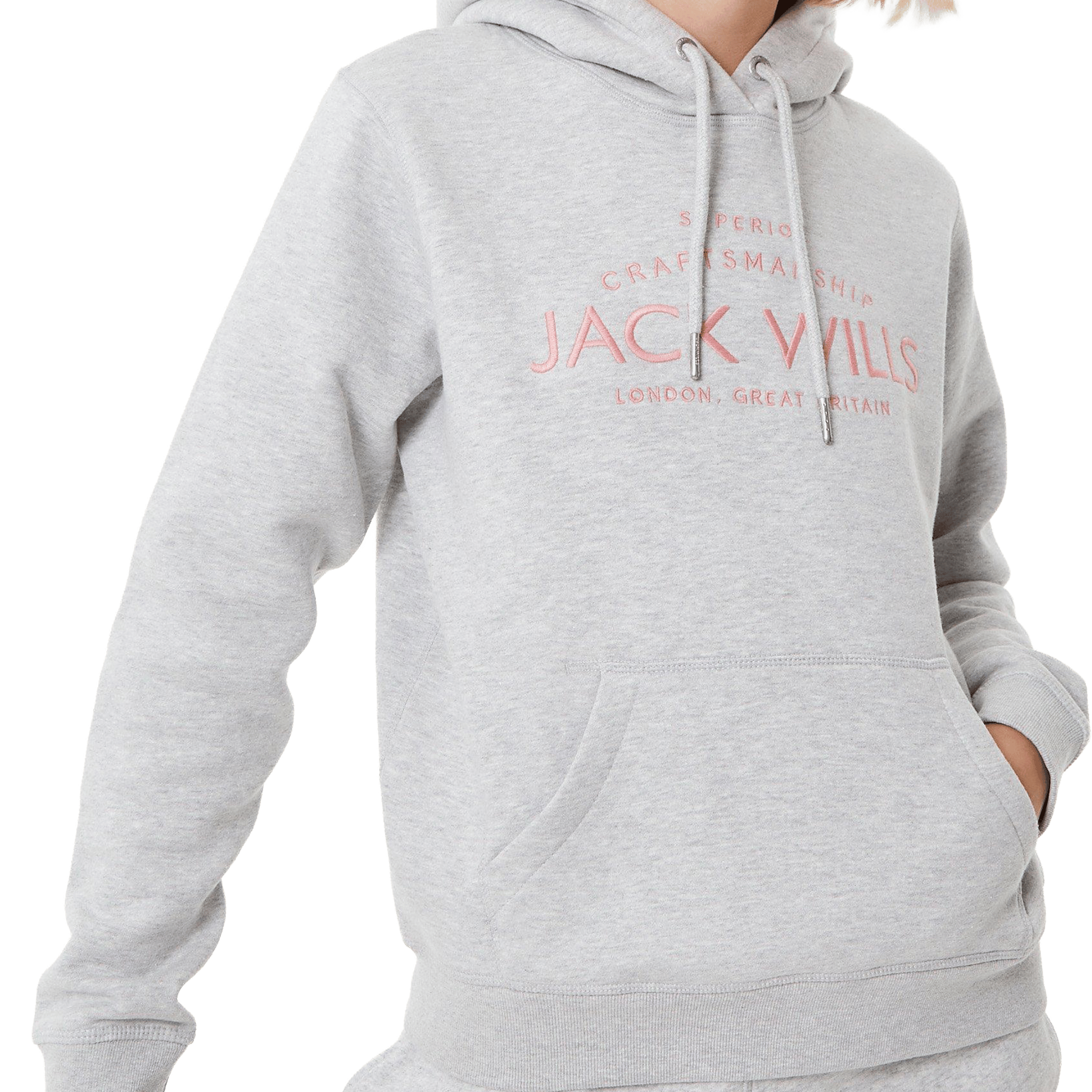 Womens Jack Wills Hunston Graphic Logo Hoodie