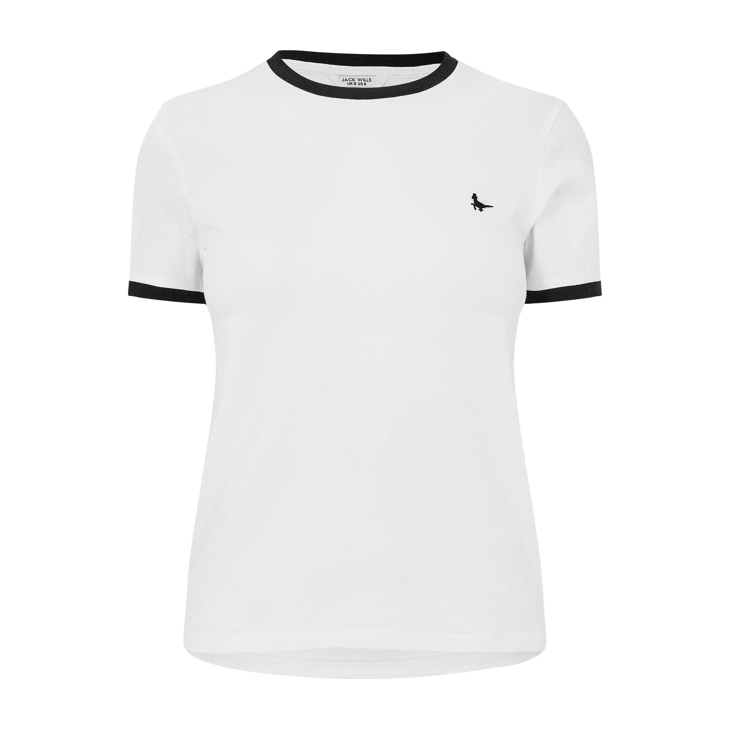 Womens Jack Wills Trinkey Ringer Tee