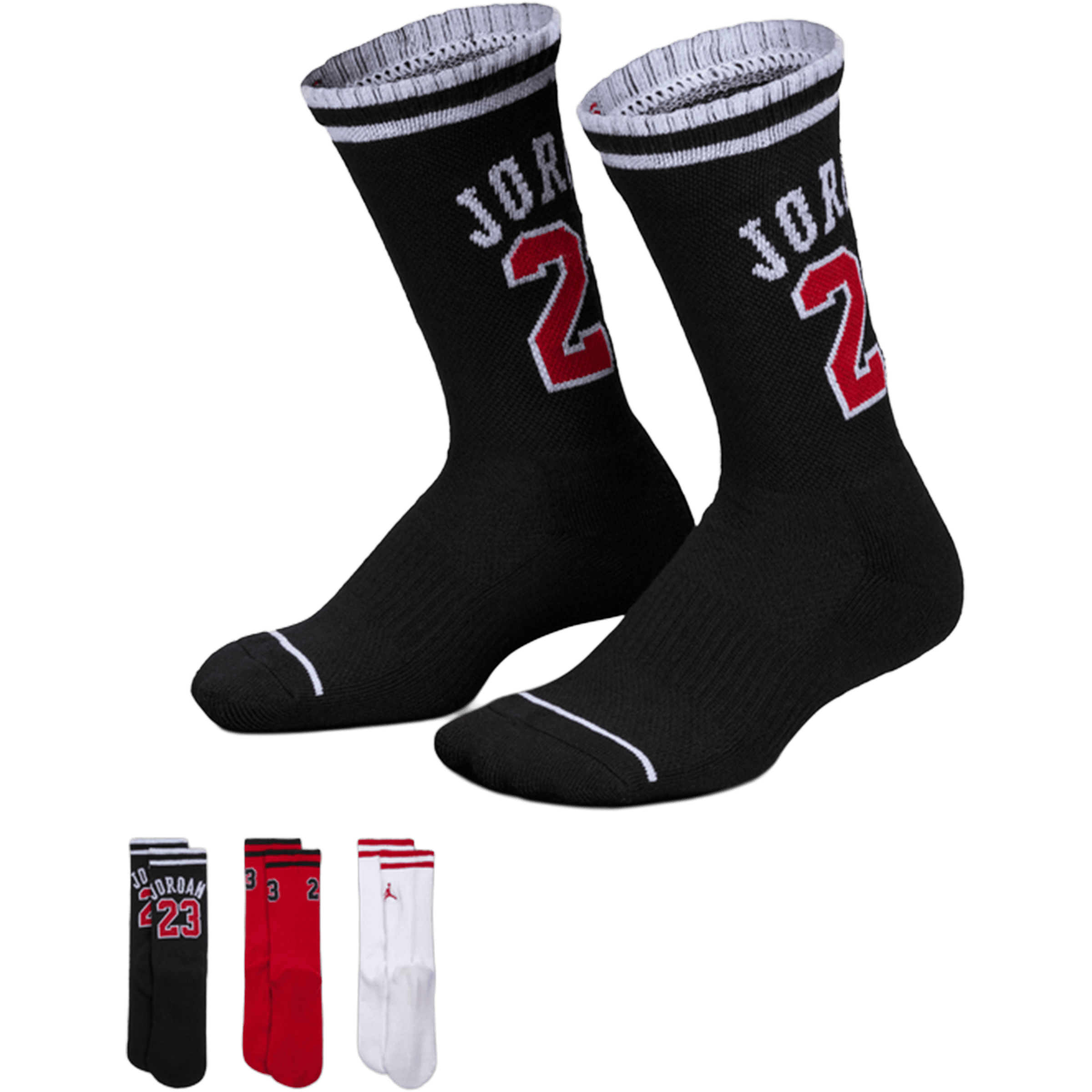 Kids Jordan (3pk) Jordan Varsity Jersey Crew Socks