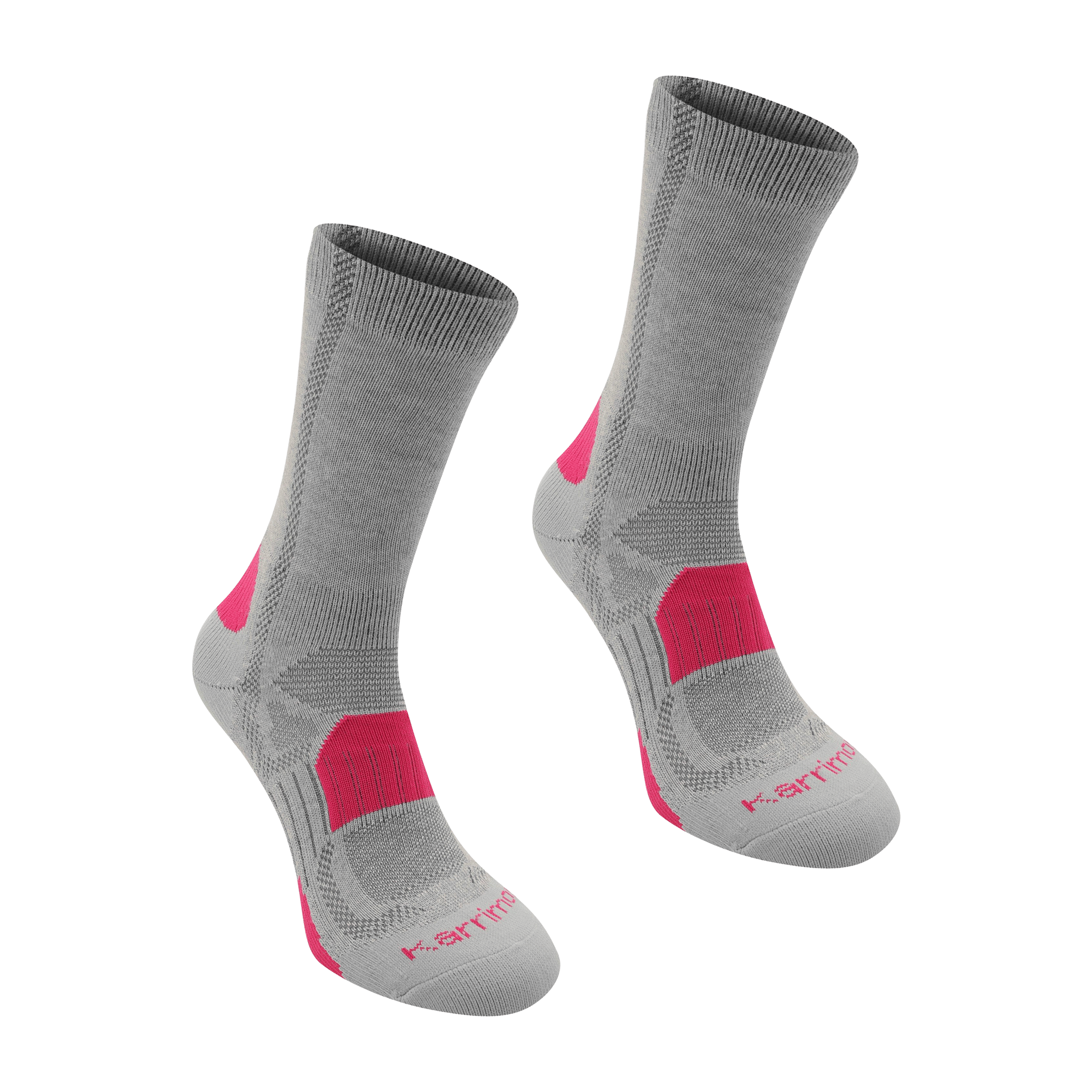 Womens Karrimor Crew (2pk) Walking Socks - UK 4-8 (US 6.5-10.5)