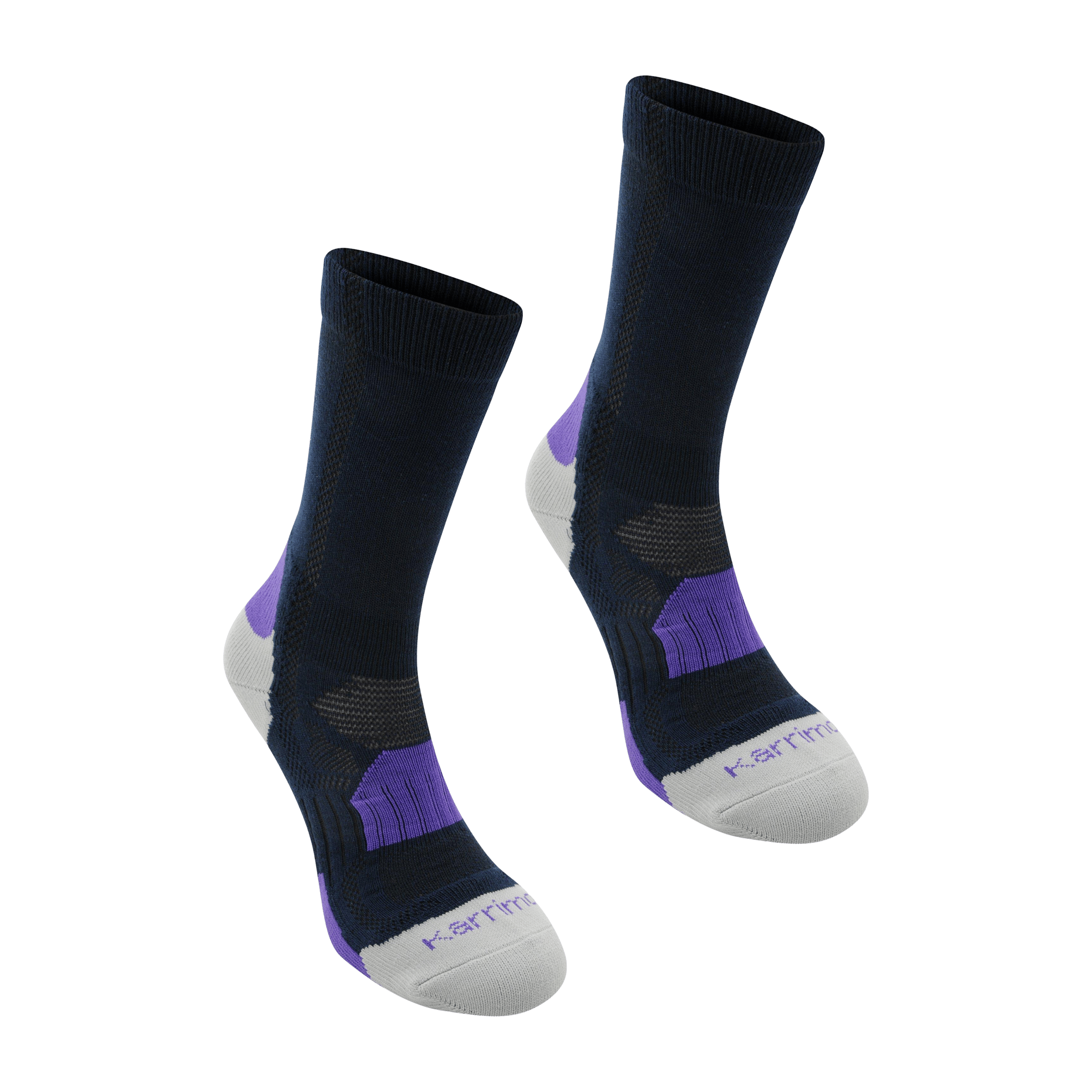 Womens Karrimor Crew (2pk) Walking Socks - UK 4-8 (US 6.5-10.5)
