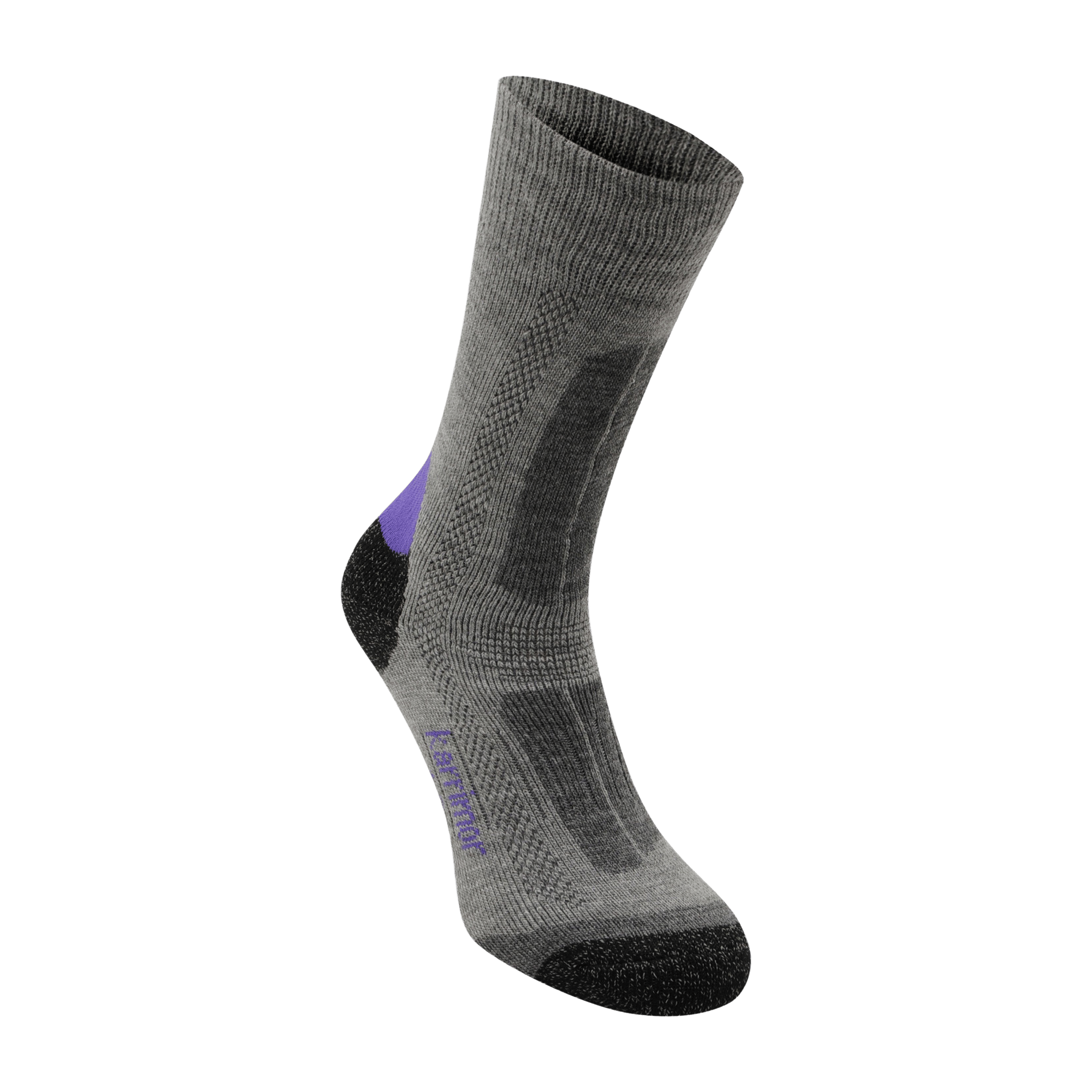 Womens Karrimor Crew (2pk) Trekking Socks - UK 4-8 (US 6.5-10.5)