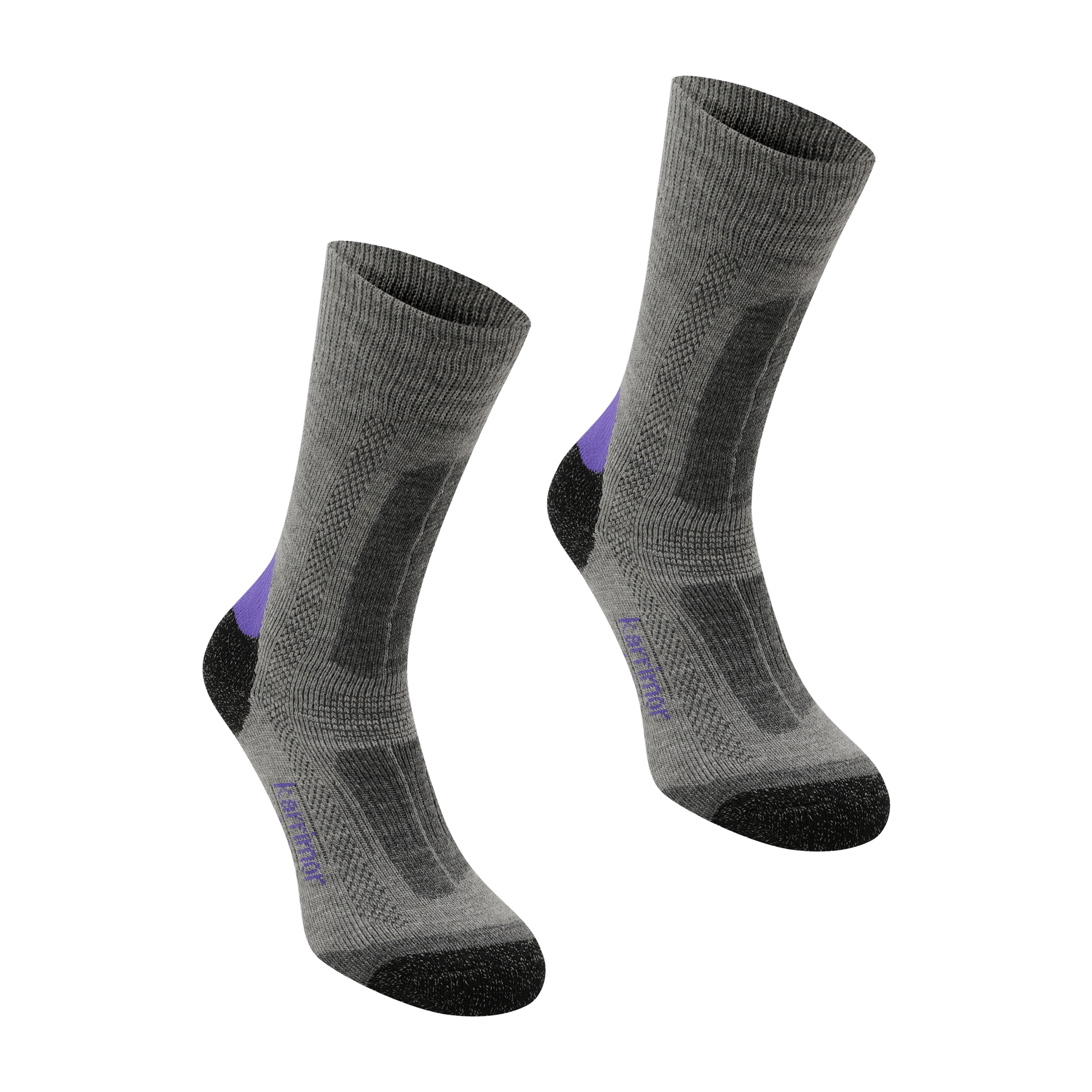 Womens Karrimor Crew (2pk) Trekking Socks - UK 4-8 (US 6.5-10.5)