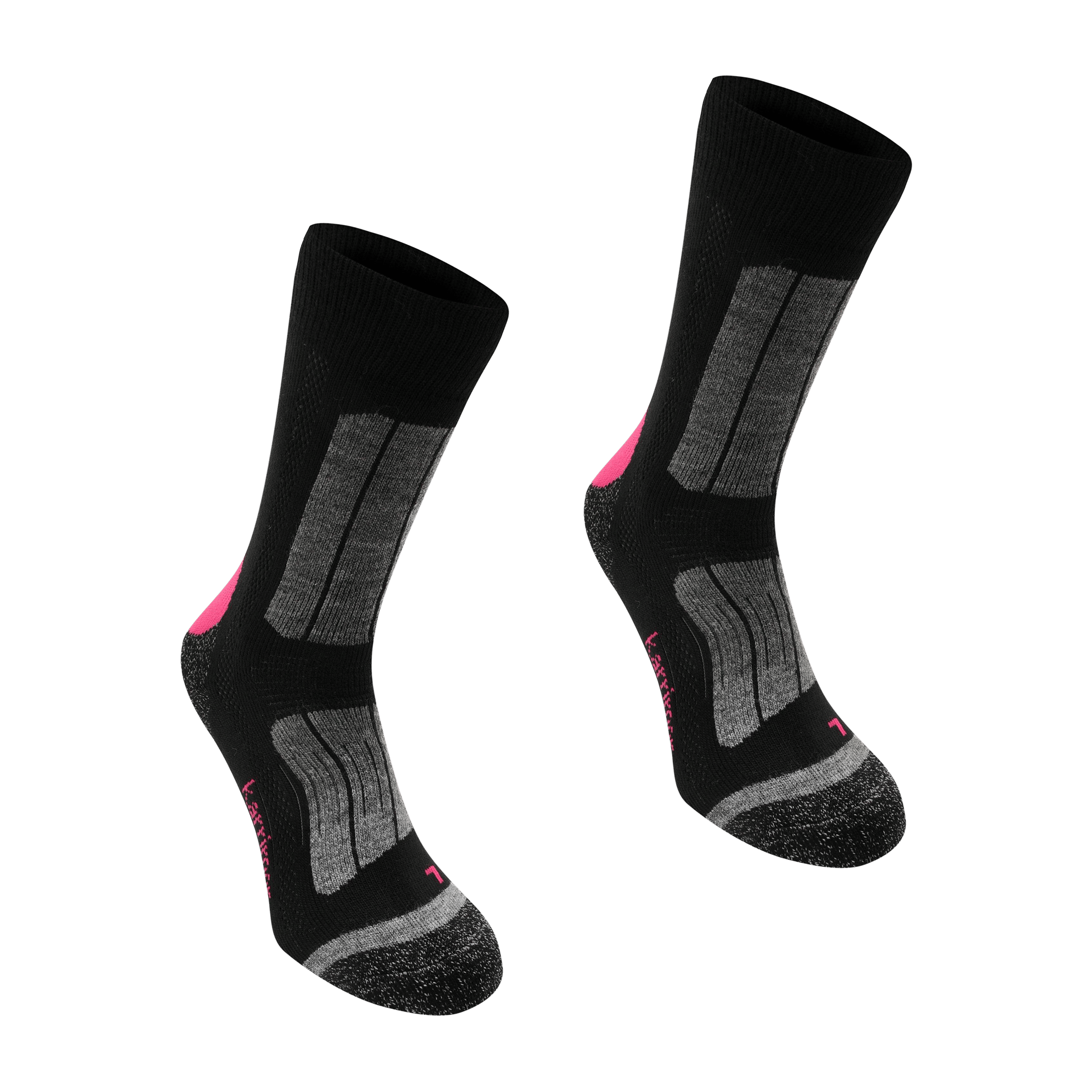 Womens Karrimor Crew (2pk) Trekking Socks - UK 4-8 (US 6.5-10.5)