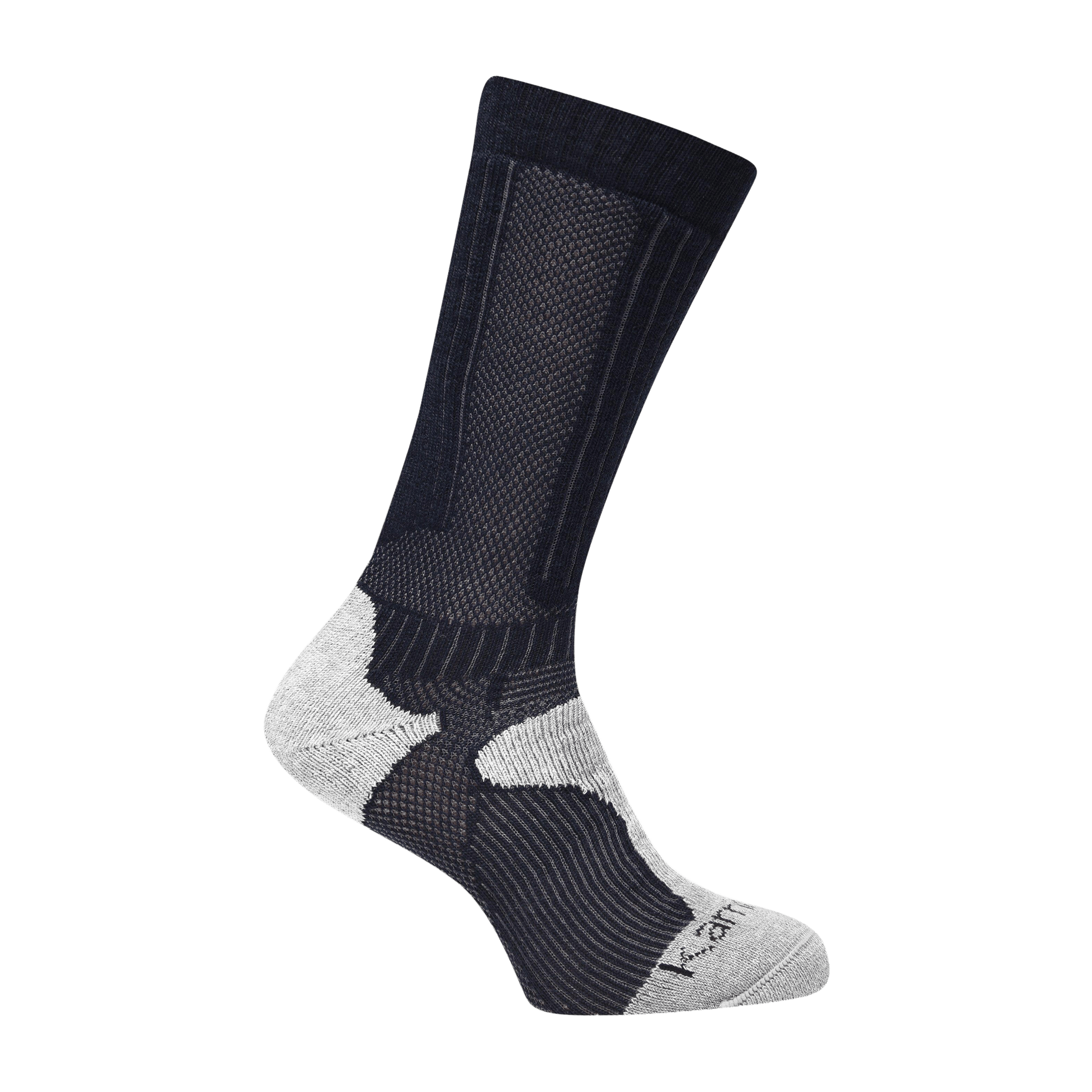 Mens Karrimor Merino Fibre Midweight Walking Crew Socks - UK 7-11 (US 7.5-12)