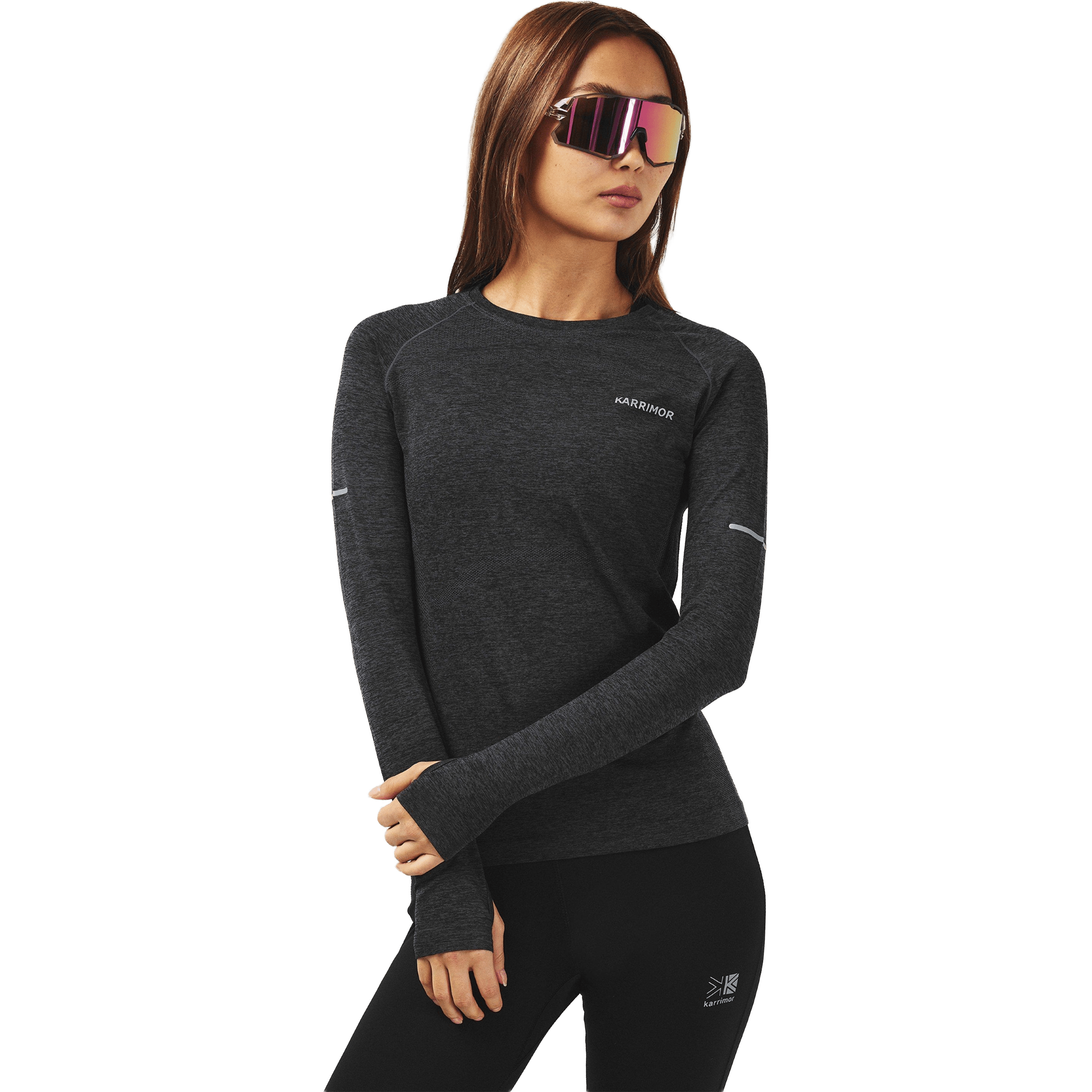 Womens Karrimor XLite Running Long Sleeve Tee