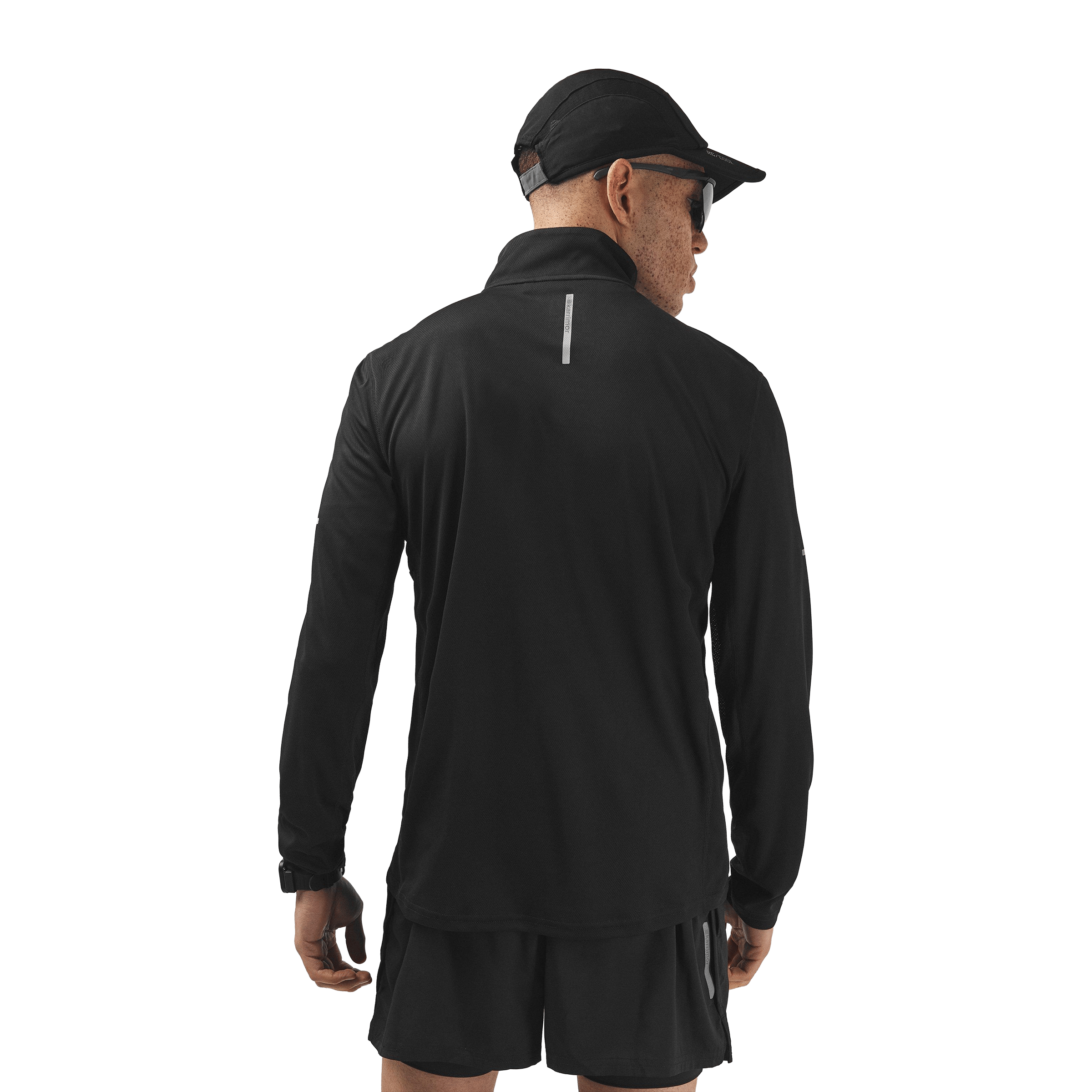 Mens Karrimor Quarter-Zip (Long Sleeve) Performance Top