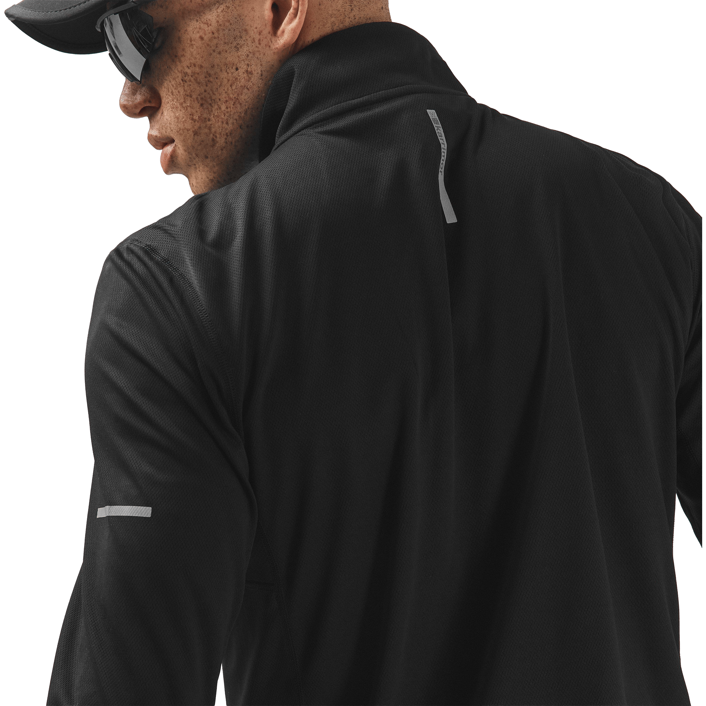 Mens Karrimor Quarter-Zip (Long Sleeve) Performance Top