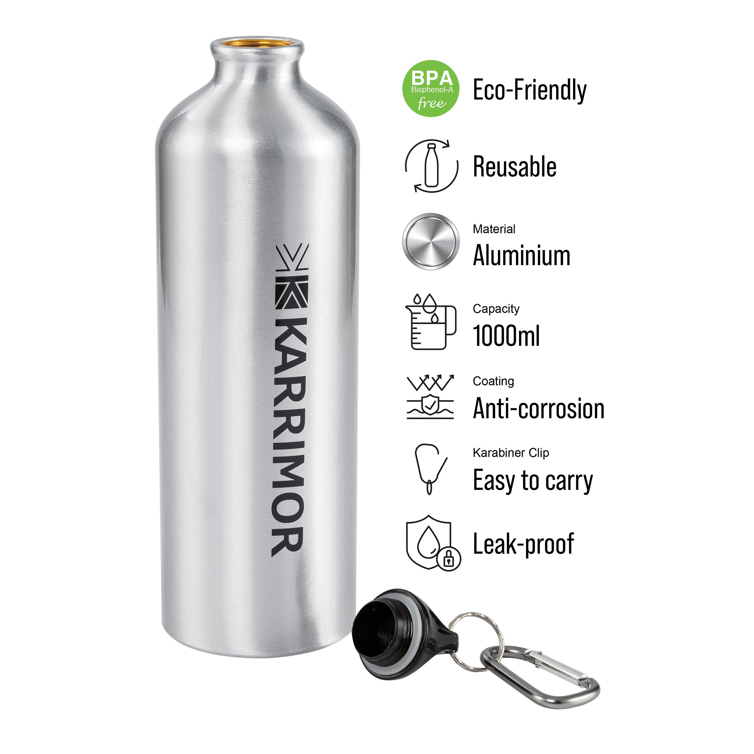 Karrimor Aluminium (1L) Water Bottle