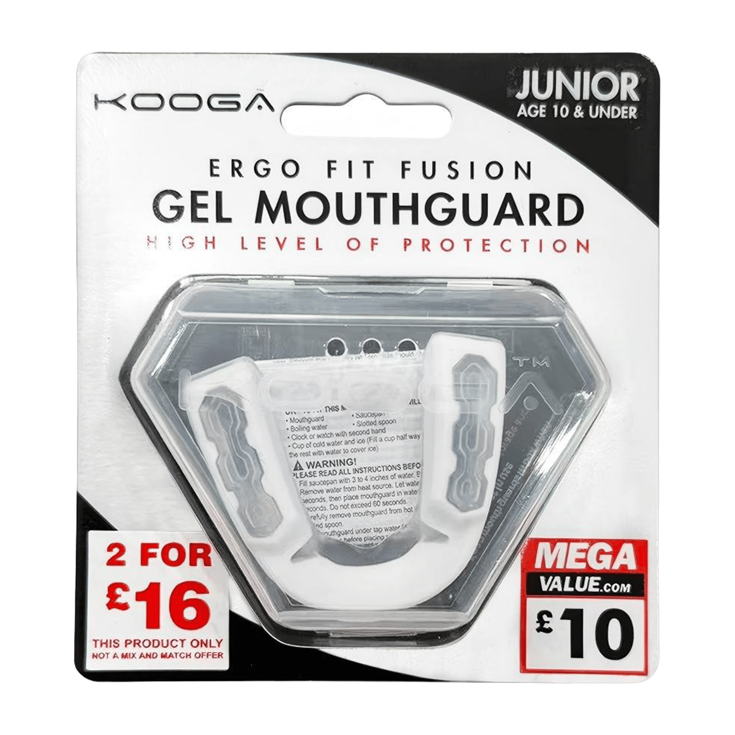 Kooga Ergo Fit Gel Mouthguard