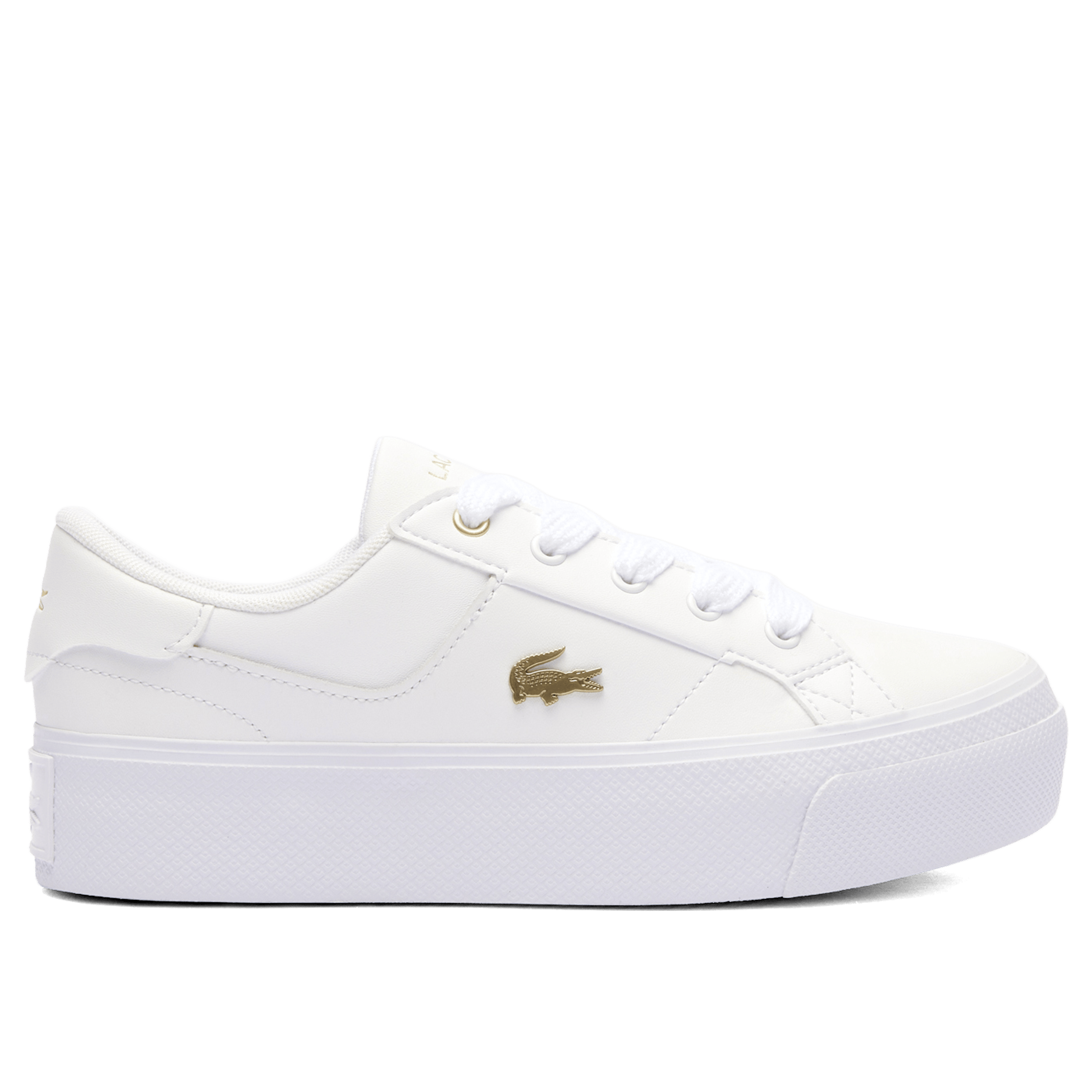 Womens Lacoste Ziane Platform Leather Shoes
