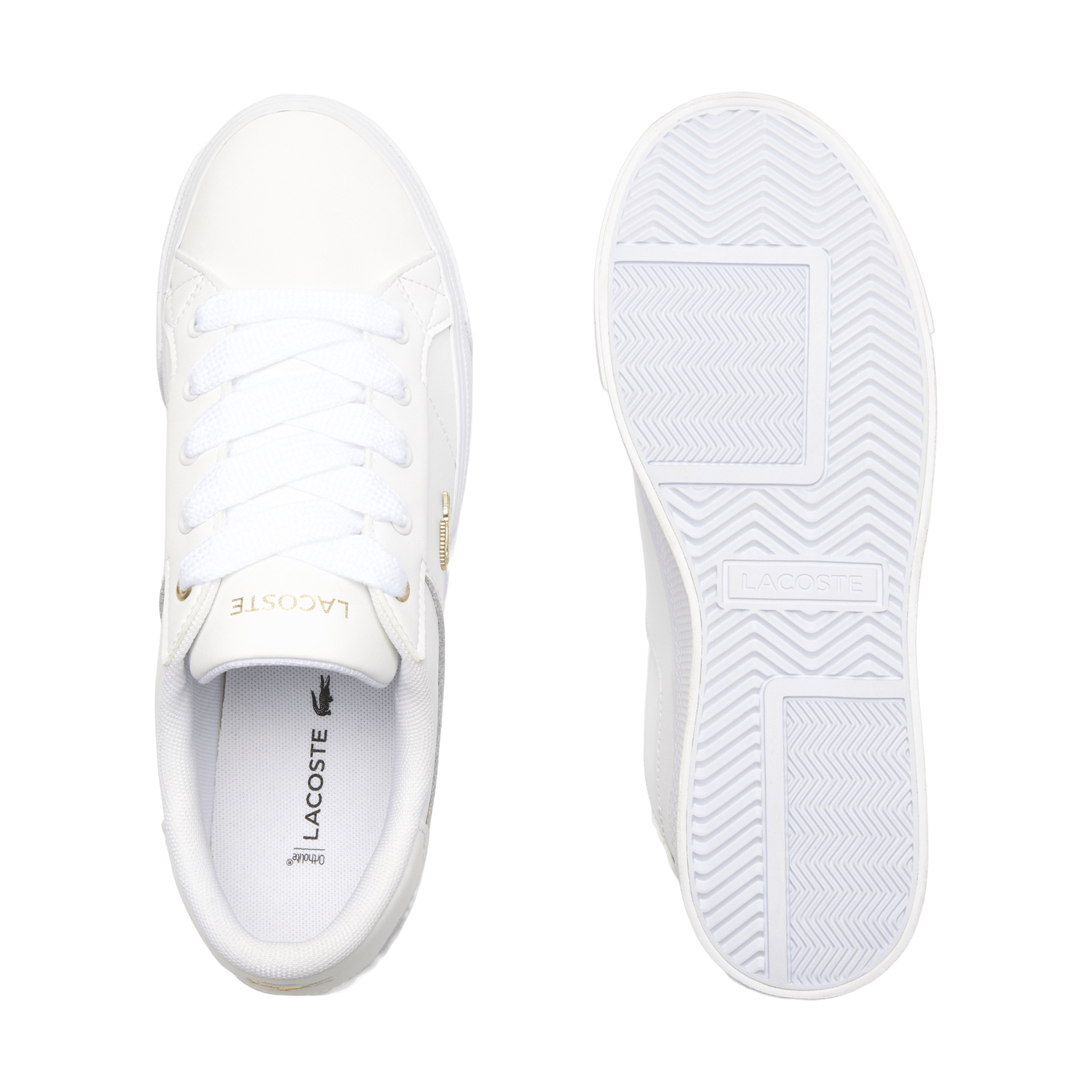 Womens Lacoste Ziane Platform Leather Shoes