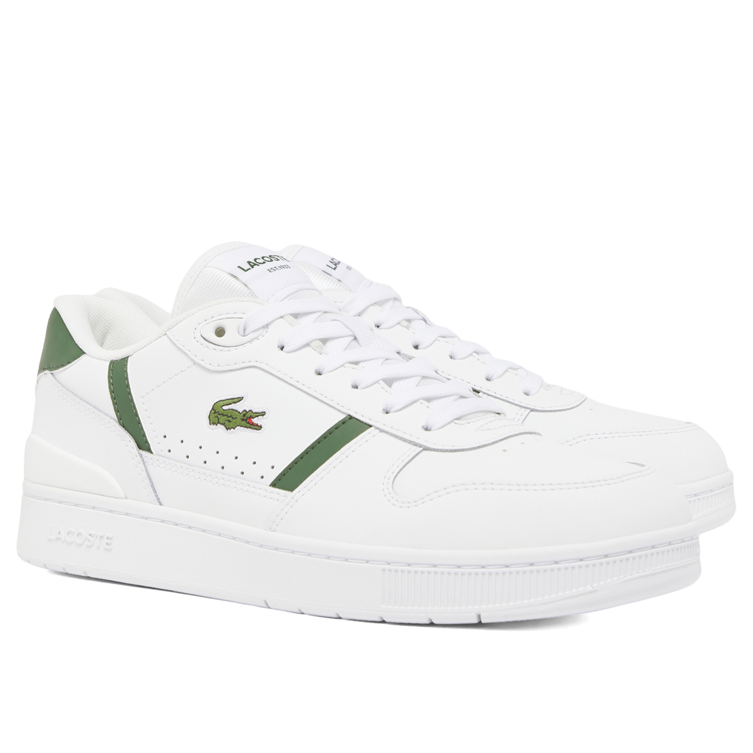 Mens Lacoste T-Clip Set Leather Shoes