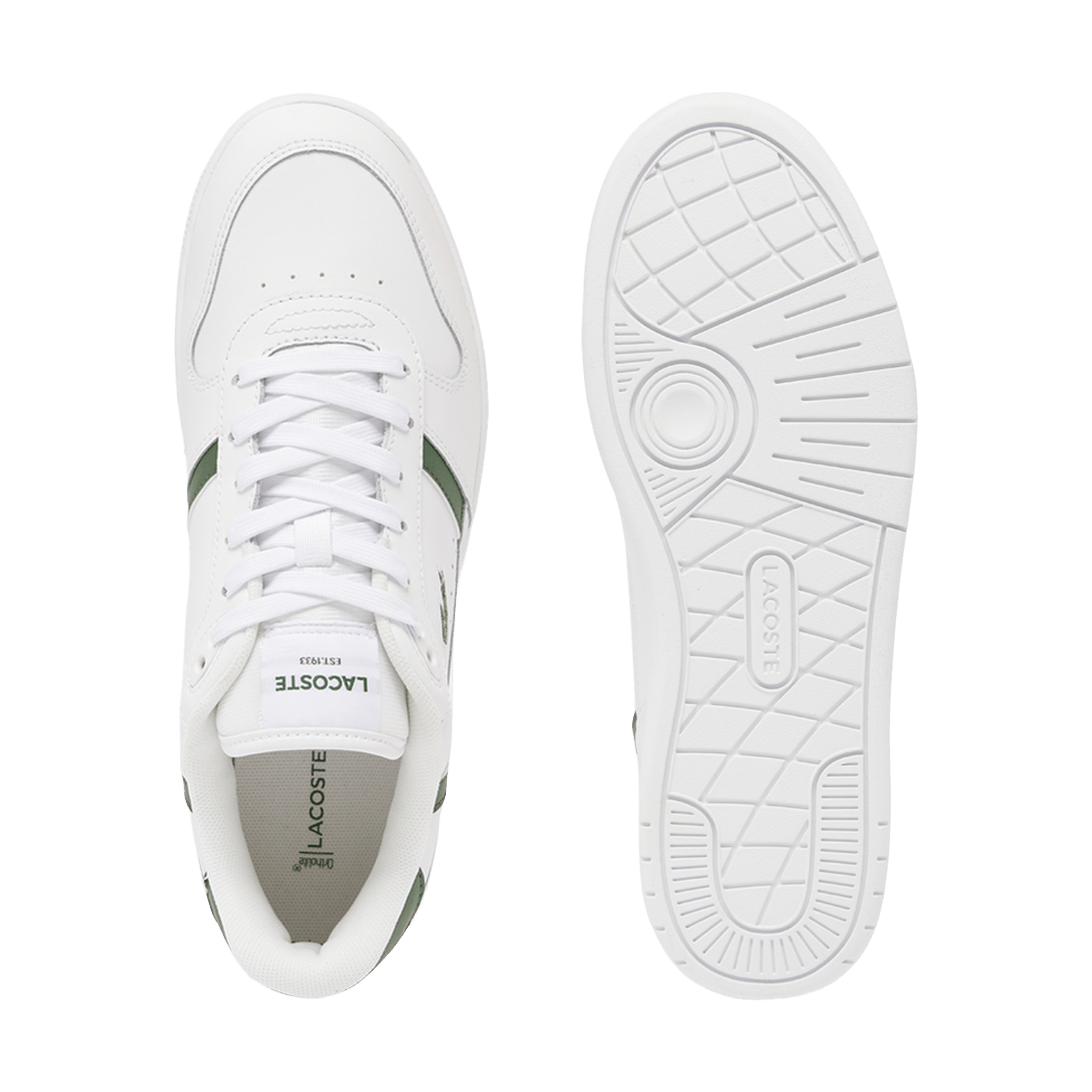 Mens Lacoste T-Clip Set Leather Shoes