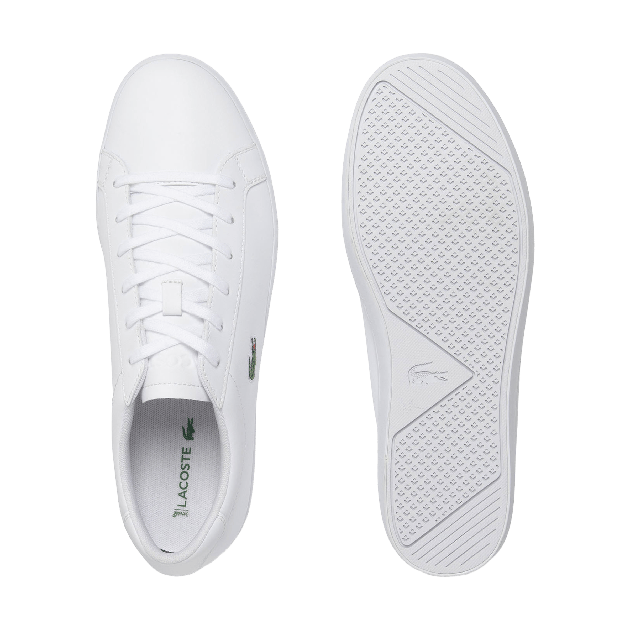 Mens Lacoste Straightset 2.0 Leather Shoes