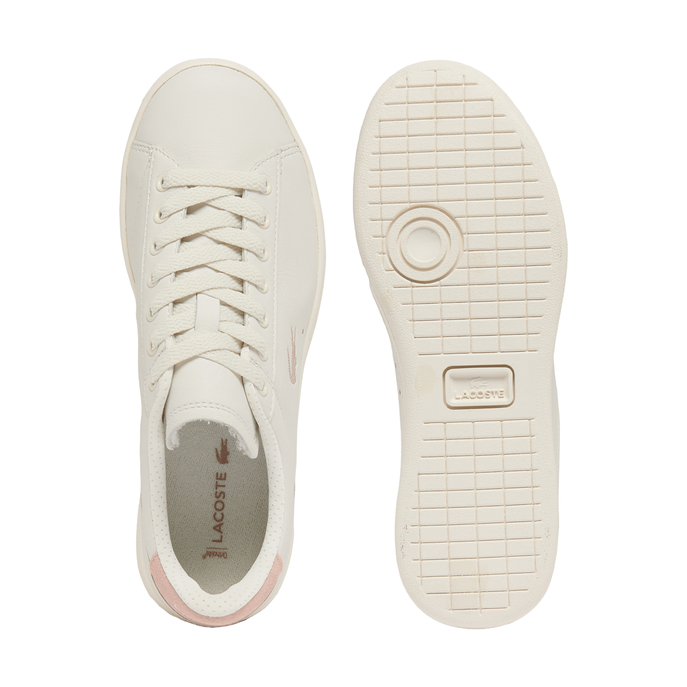 Womens Lacoste Carnaby Set Leather Sneakers