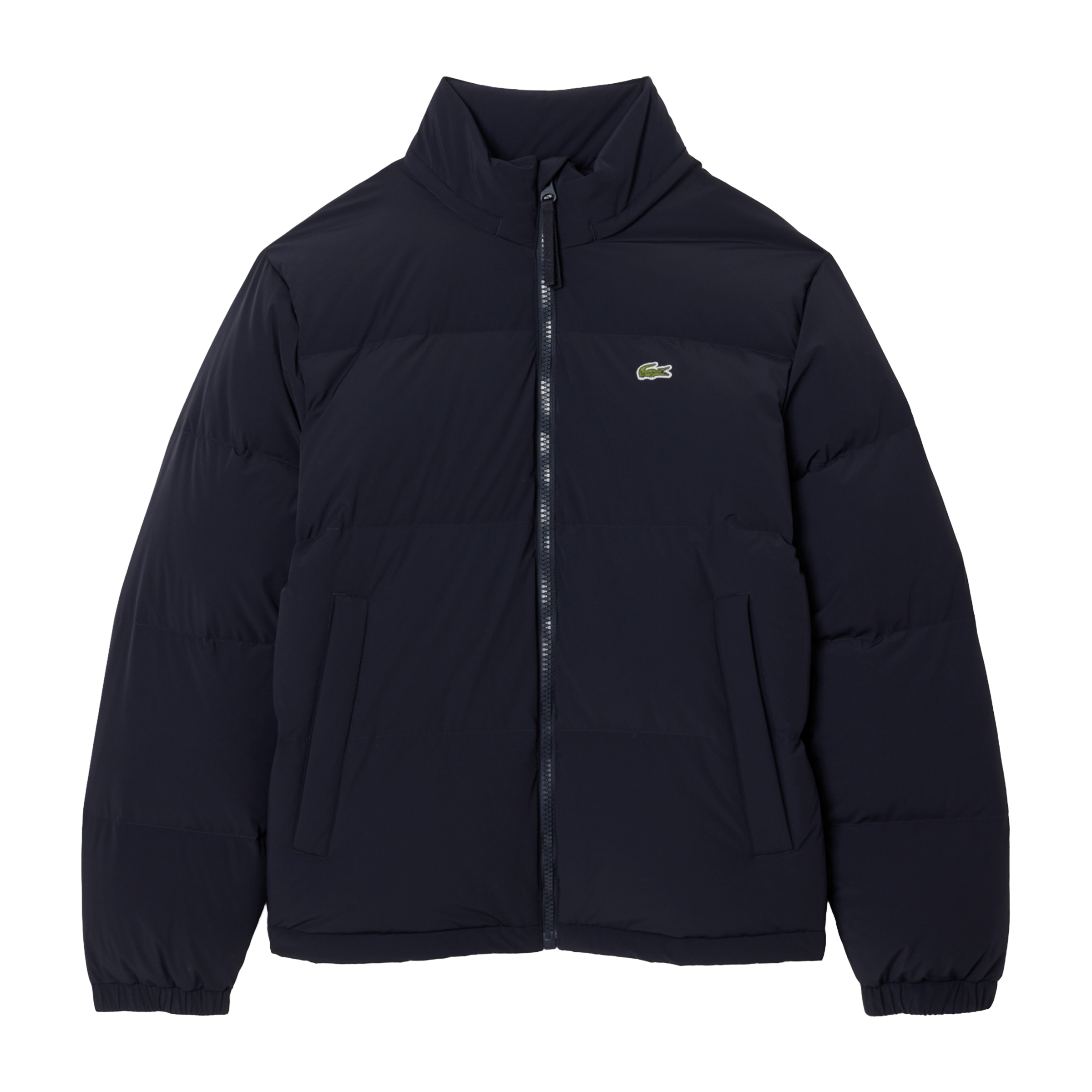 Mens Lacoste Water-Repellent Hooded Down Jacket