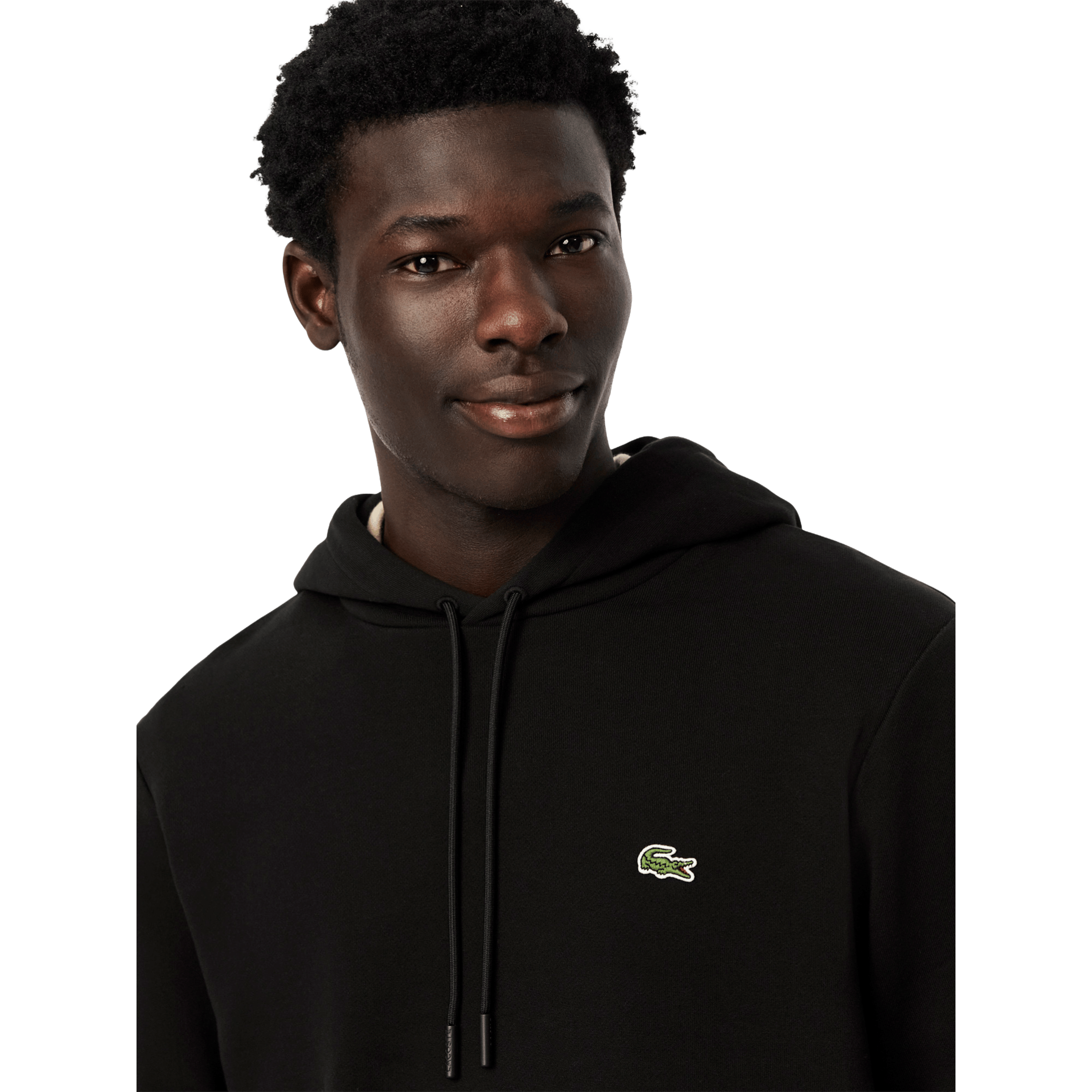 Mens Lacoste Cotton Fleece Hoodie