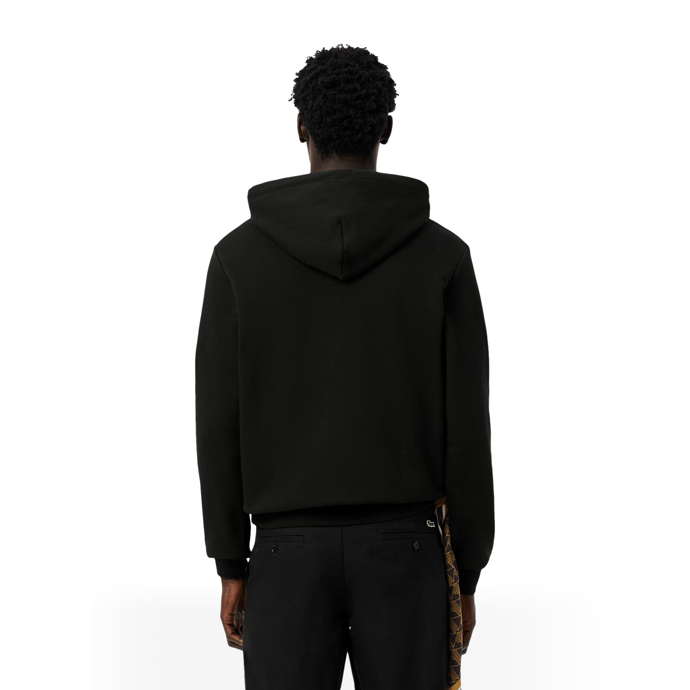 Mens Lacoste Cotton Fleece Hoodie