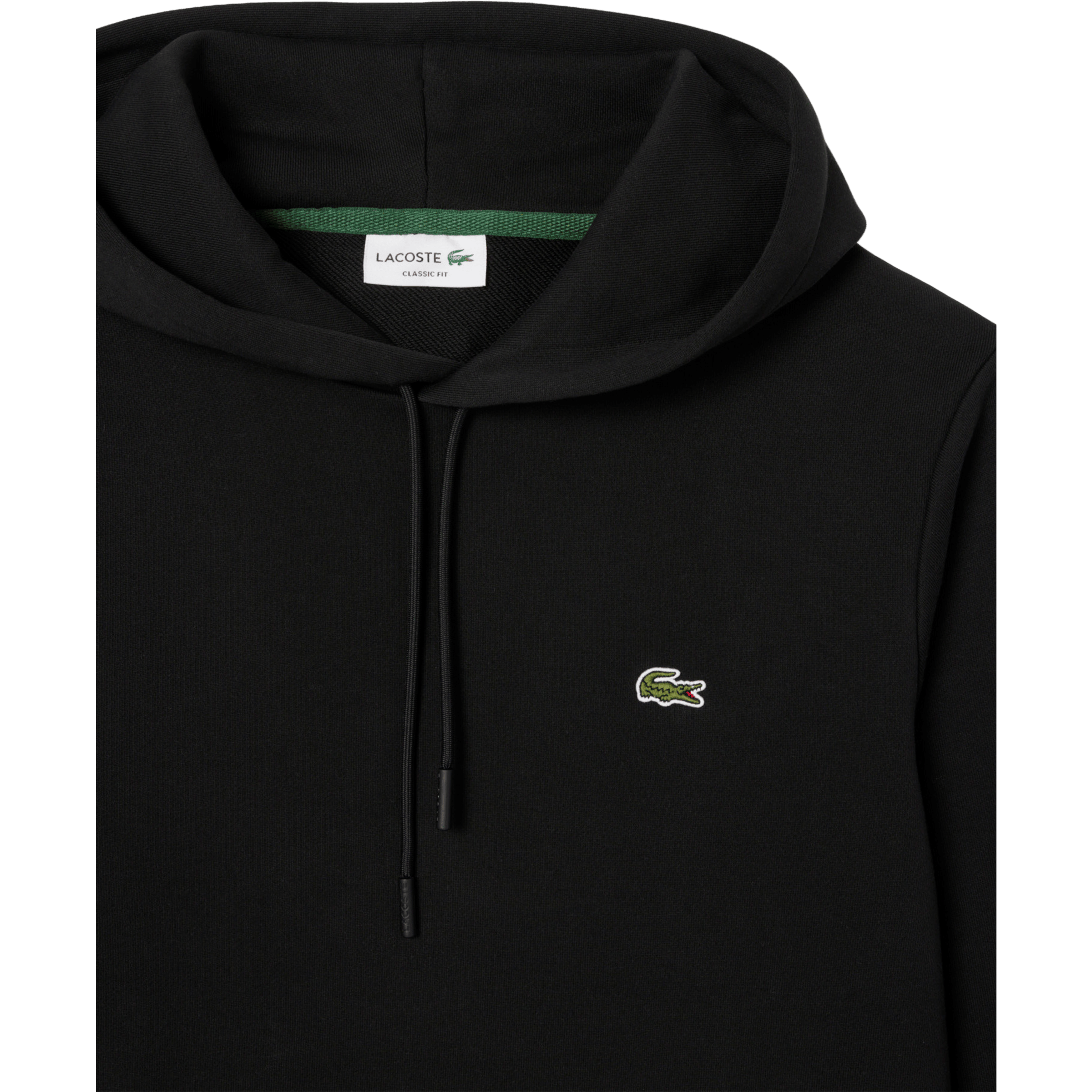 Mens Lacoste Cotton Fleece Hoodie