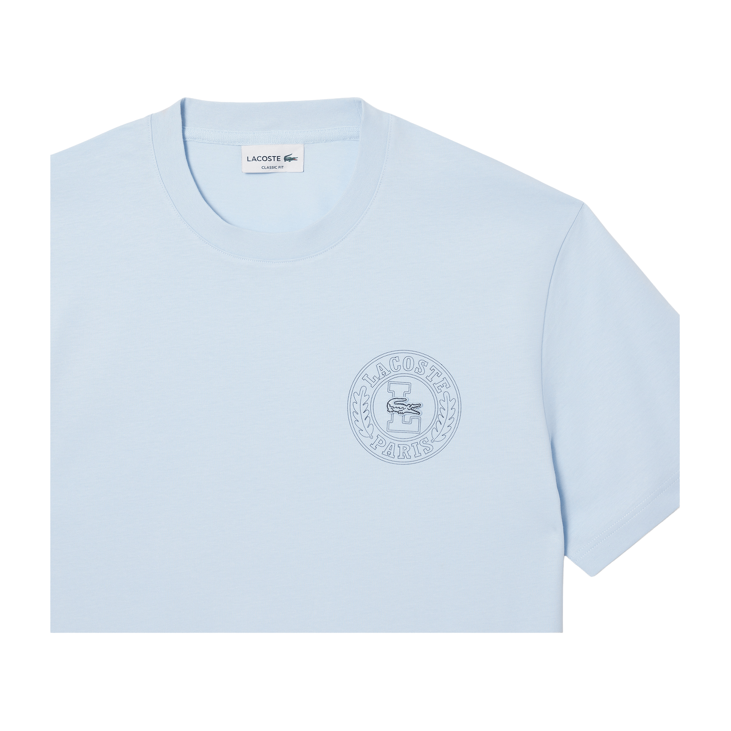 Mens Lacoste Badge Jersey Tee