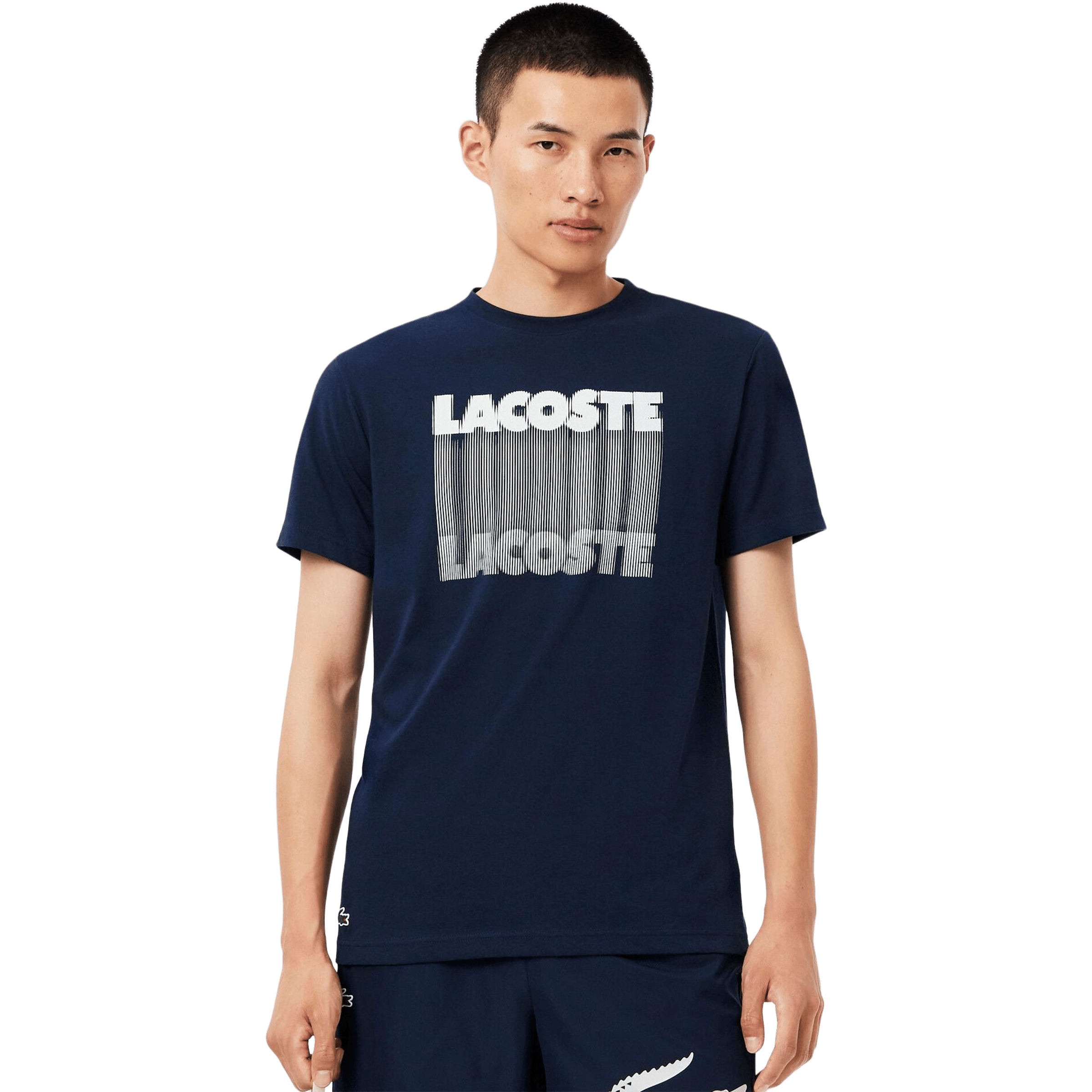 Mens Lacoste Ultra Dry Printed Sport Tee