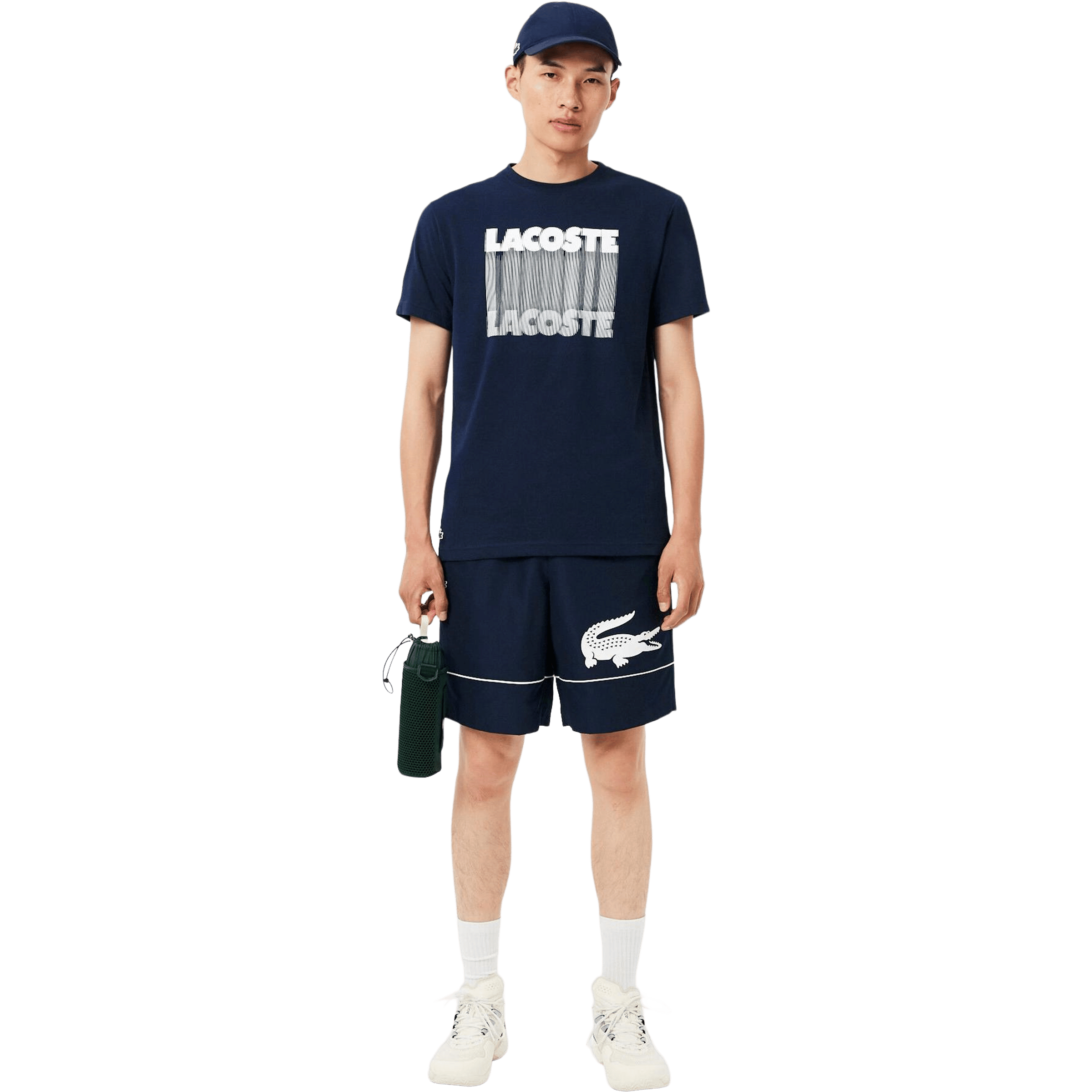 Mens Lacoste Ultra Dry Printed Sport Tee