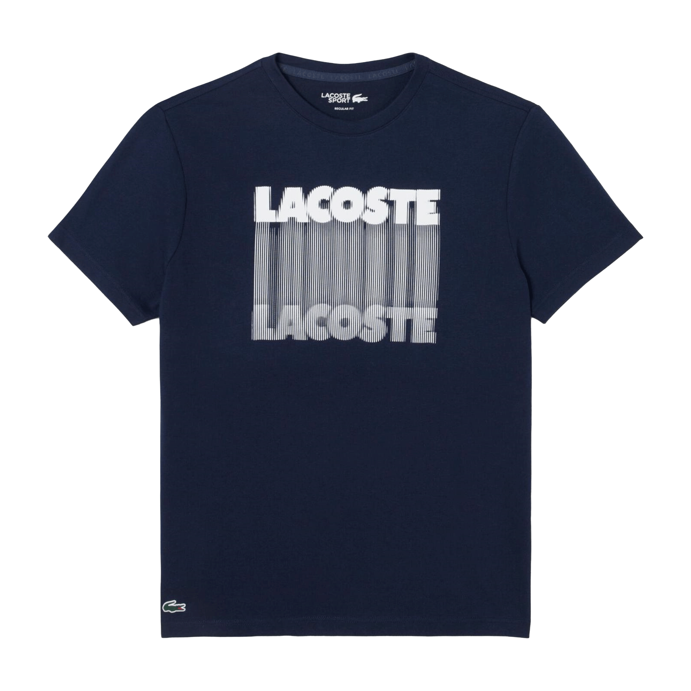 Mens Lacoste Ultra Dry Printed Sport Tee