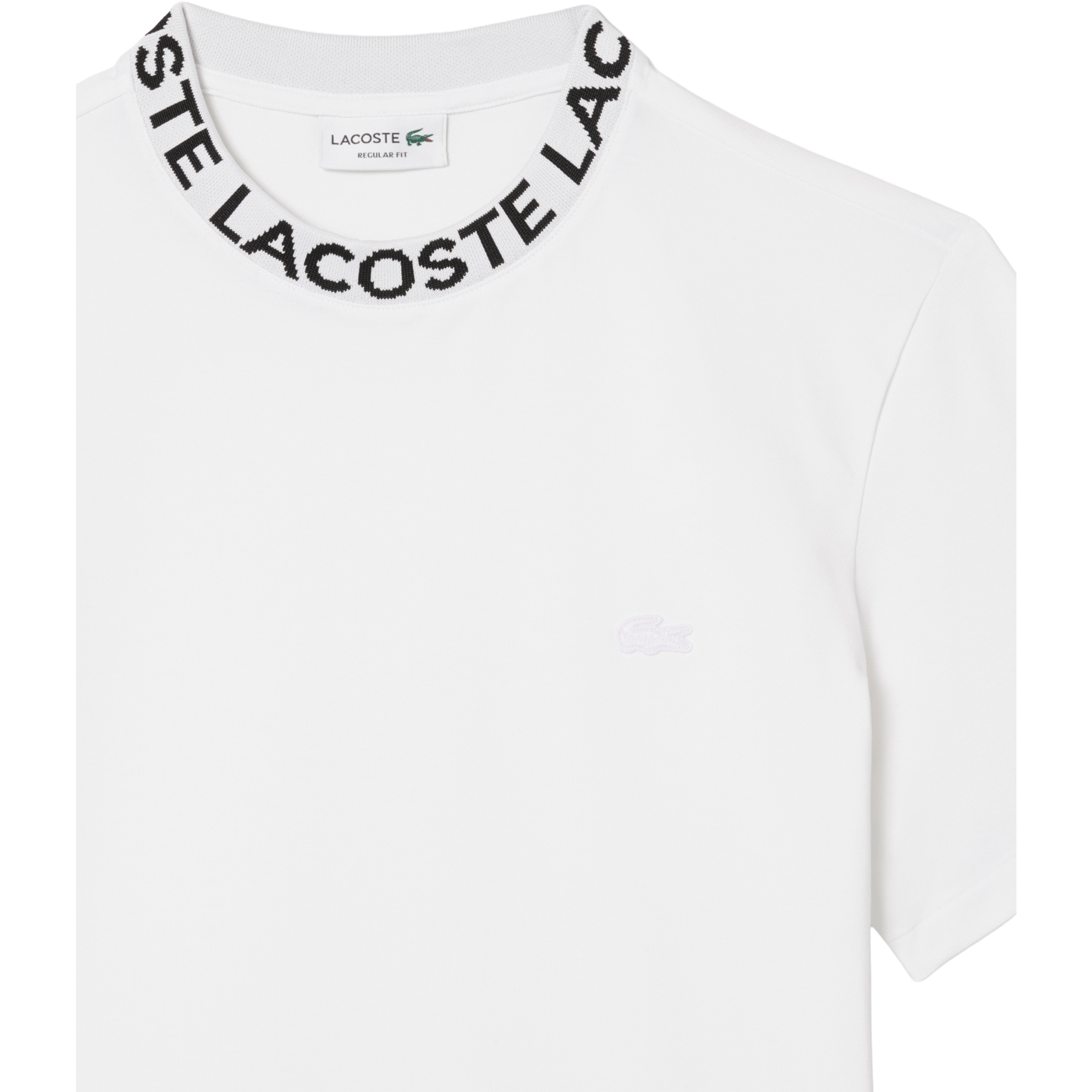 Mens Lacoste Branded Piqué Tee