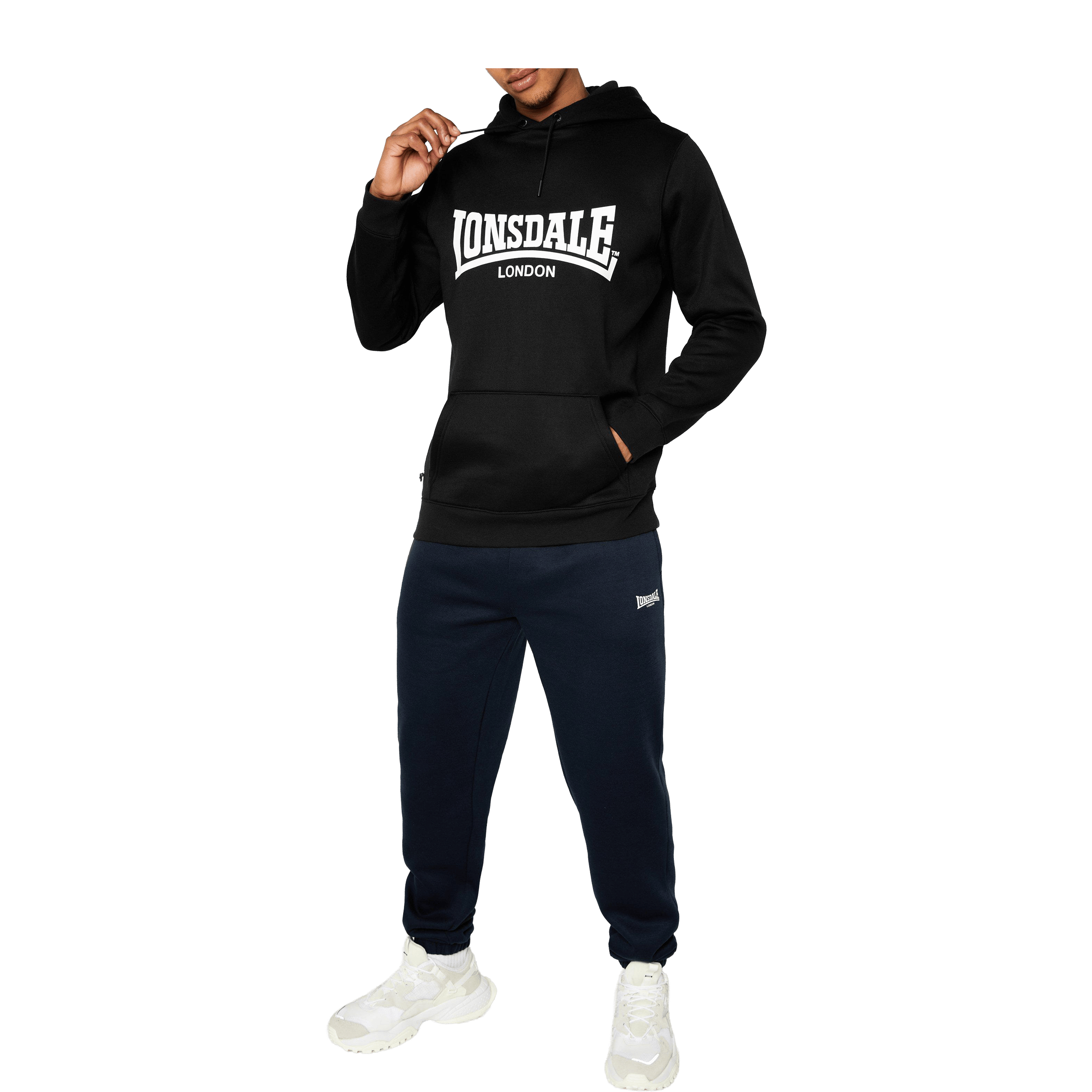 Mens Lonsdale Essential Hoodie