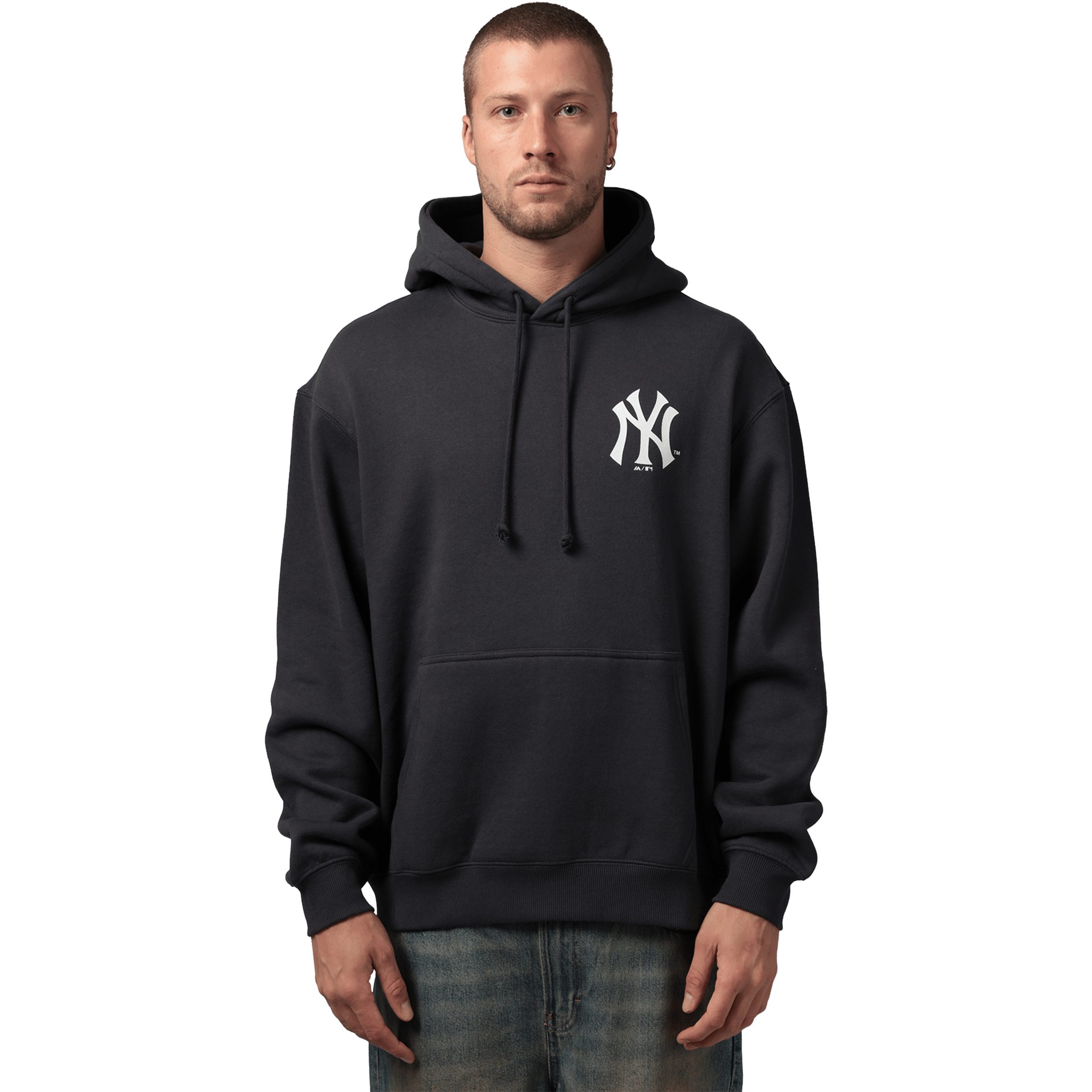 Mens Majestic Everteam Logo New York Yankees Hoodie