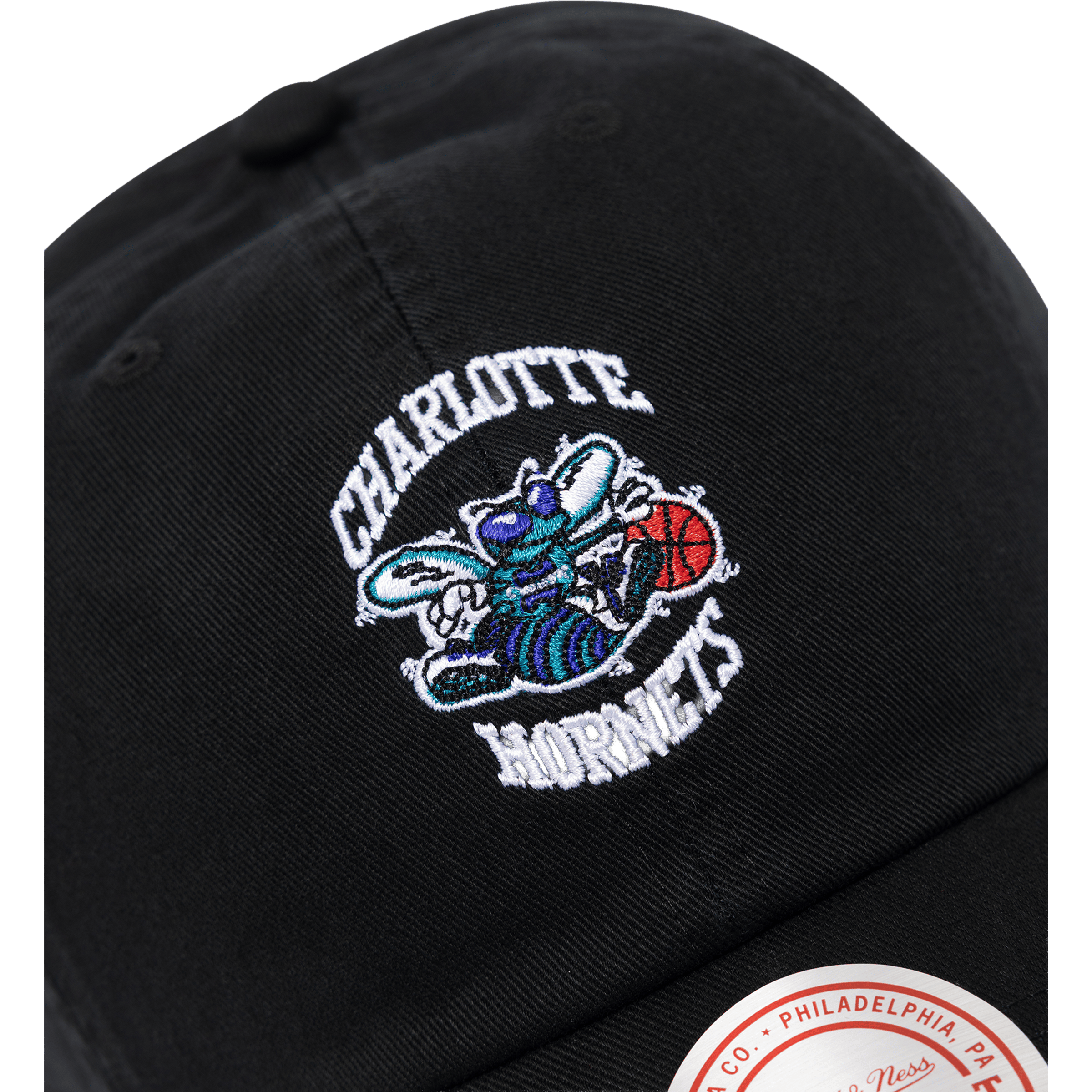 Mitchell & Ness Charlotte Hornets Logo Dad Cap