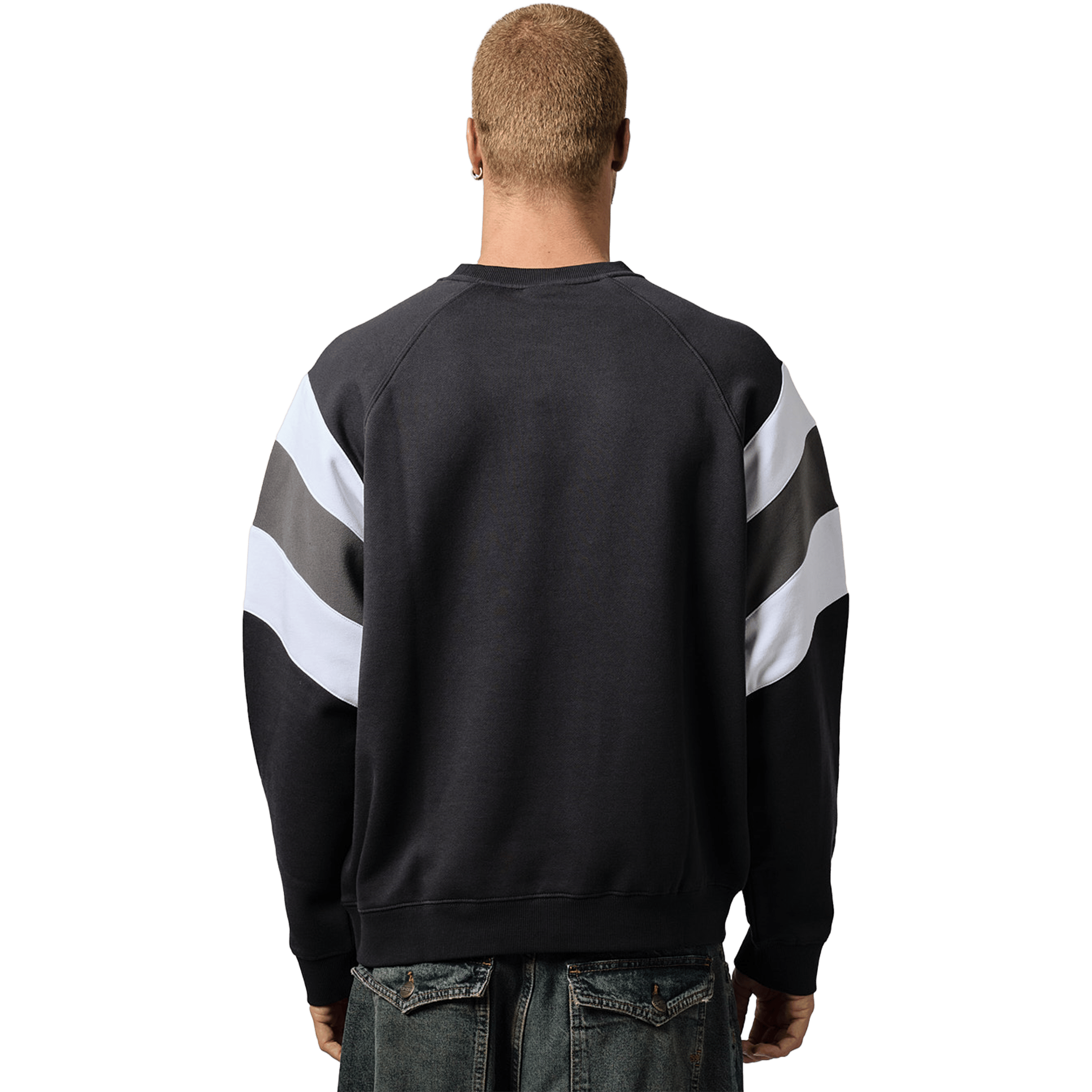 Unisex Mitchell & Ness AFL Collingwood Magpies Splice Crew Sweatshirts