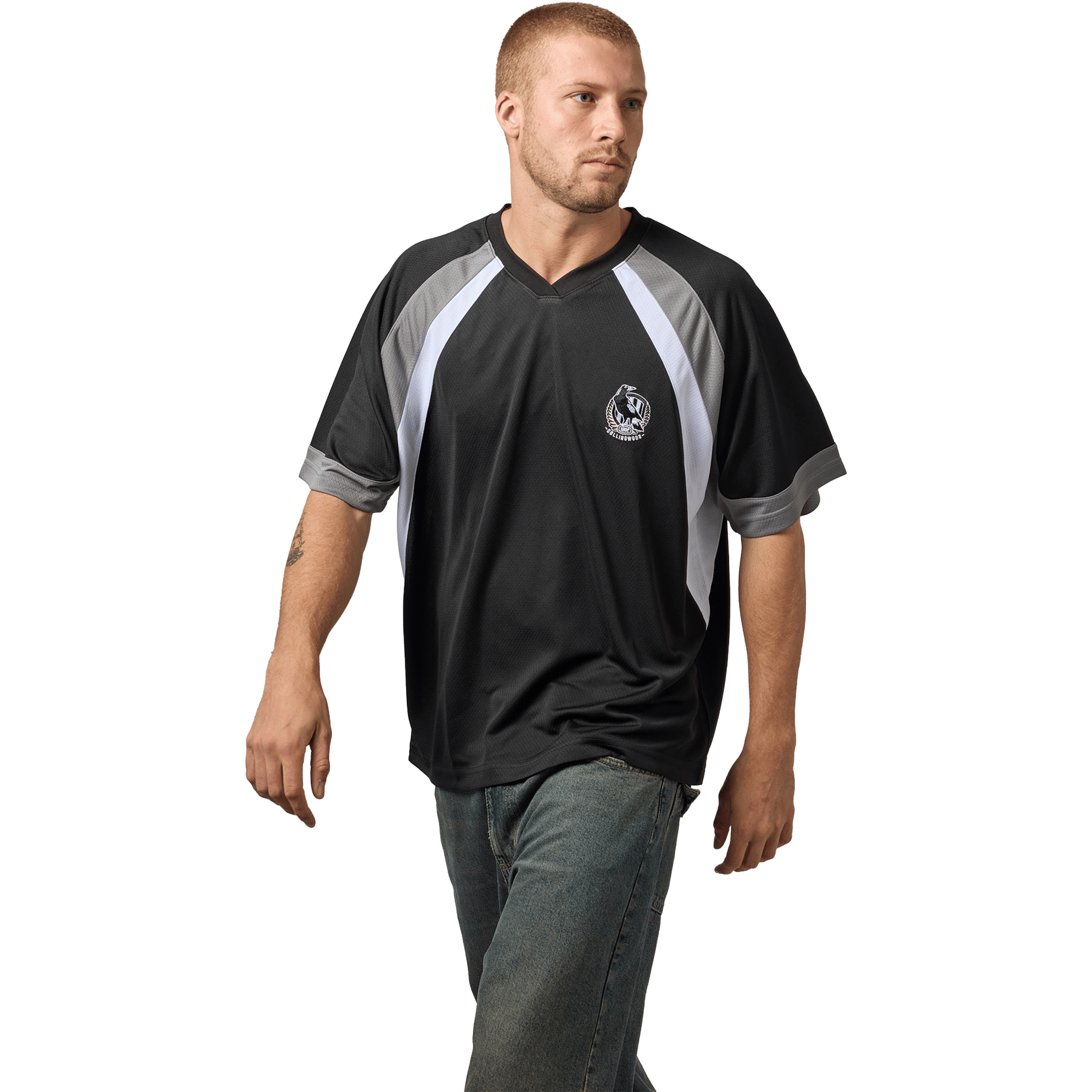 Mens Mitchell & Ness UNISEX V-NECK SOCCER TEE PIES