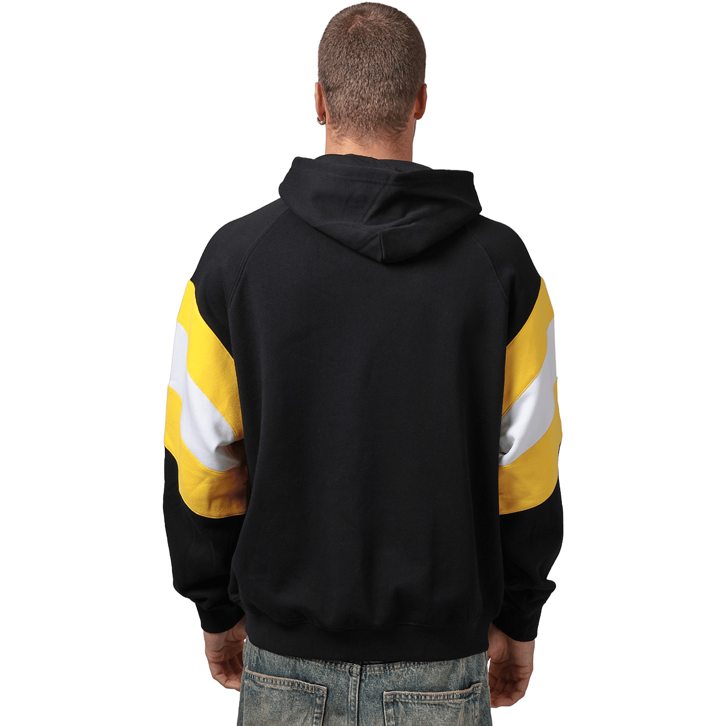 Mens Mitchell & Ness AFL Richmond Tigers Box Fit Fleece Hoodie