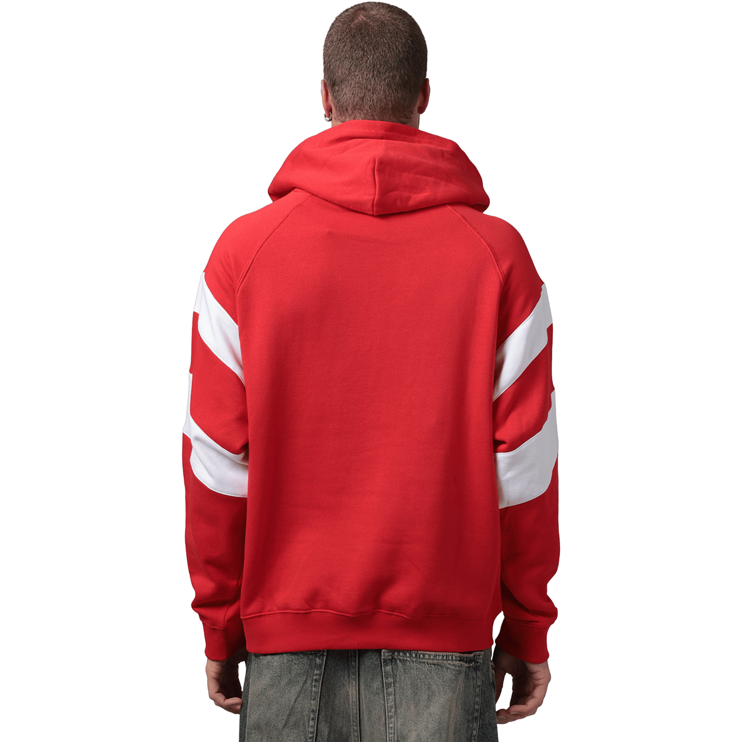 Mens Mitchell & Ness AFL Sydney Swans Box Fit Fleece Hoodie