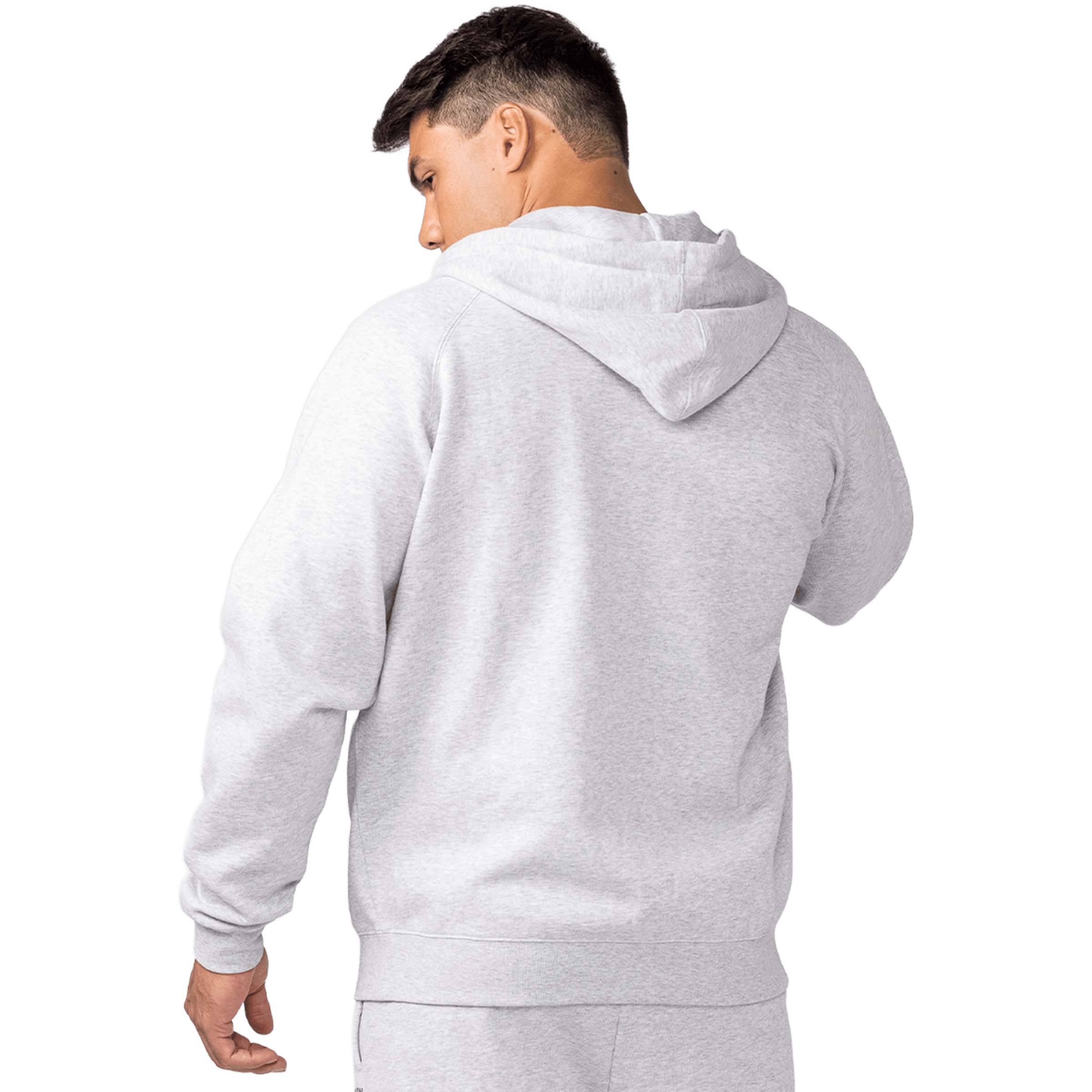Mens Muscle Nation Essential Zip Hoodie